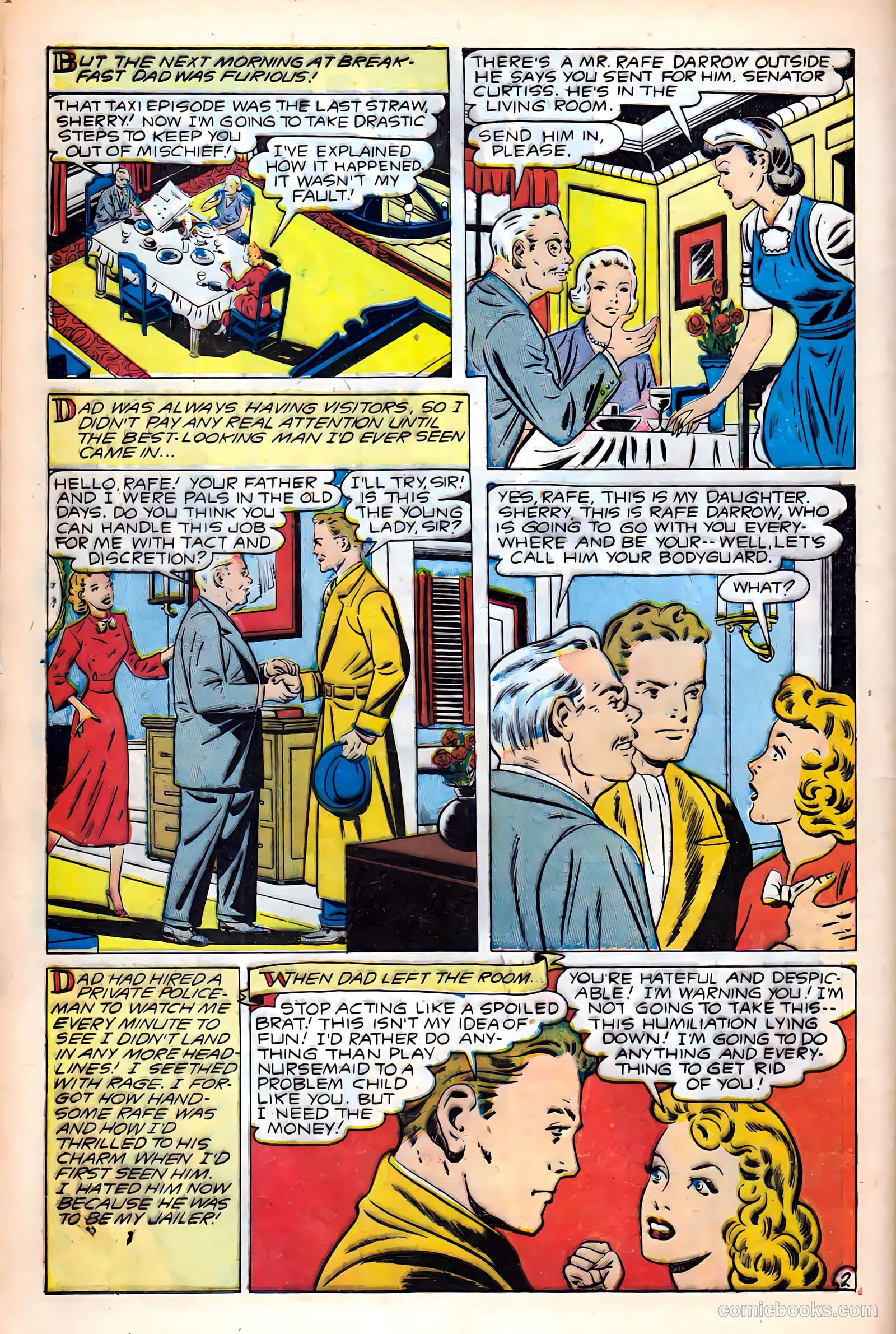 Glamorous Romances #44 (1950) — page 44 of 52