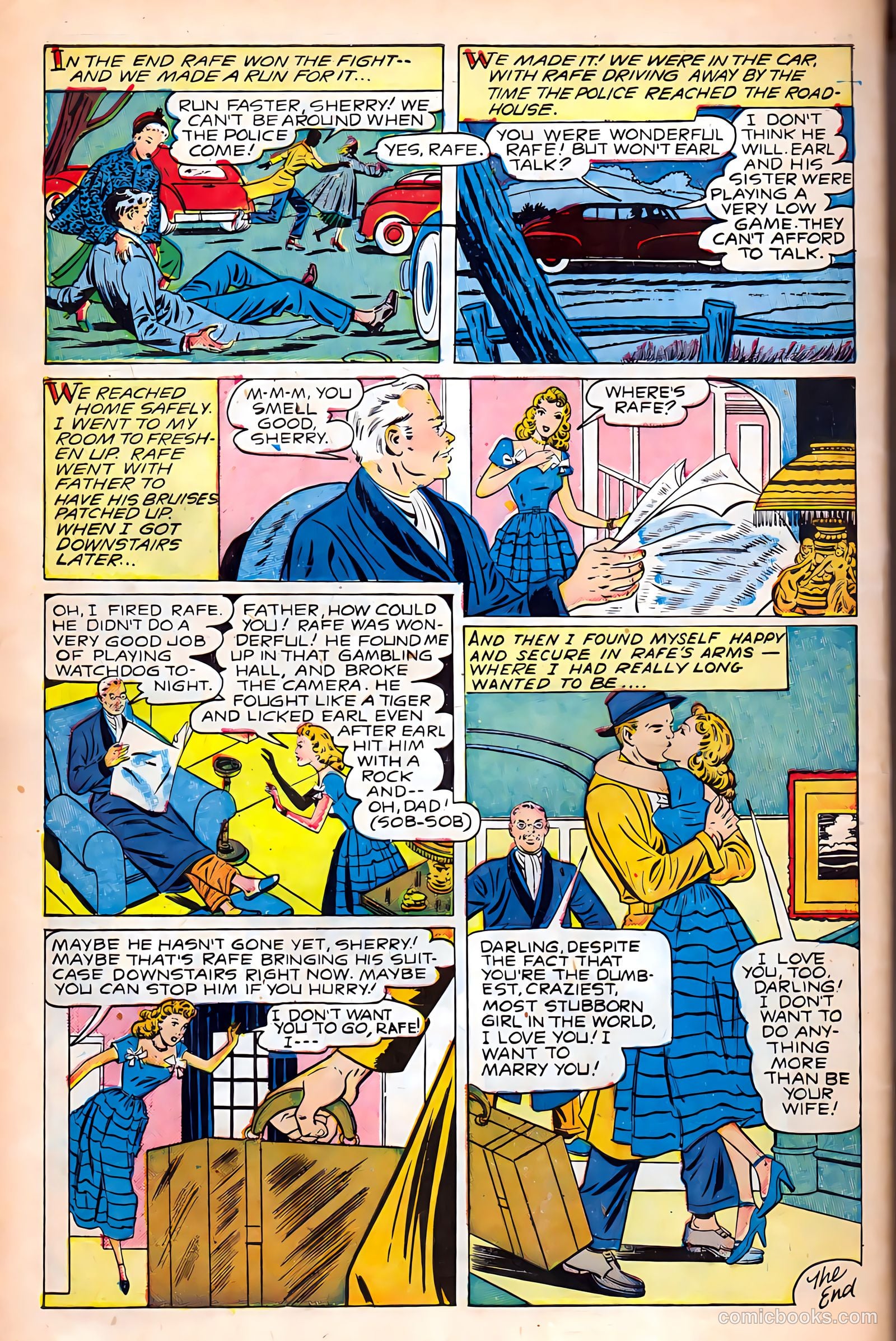 Glamorous Romances #44 (1950) — page 50 of 52