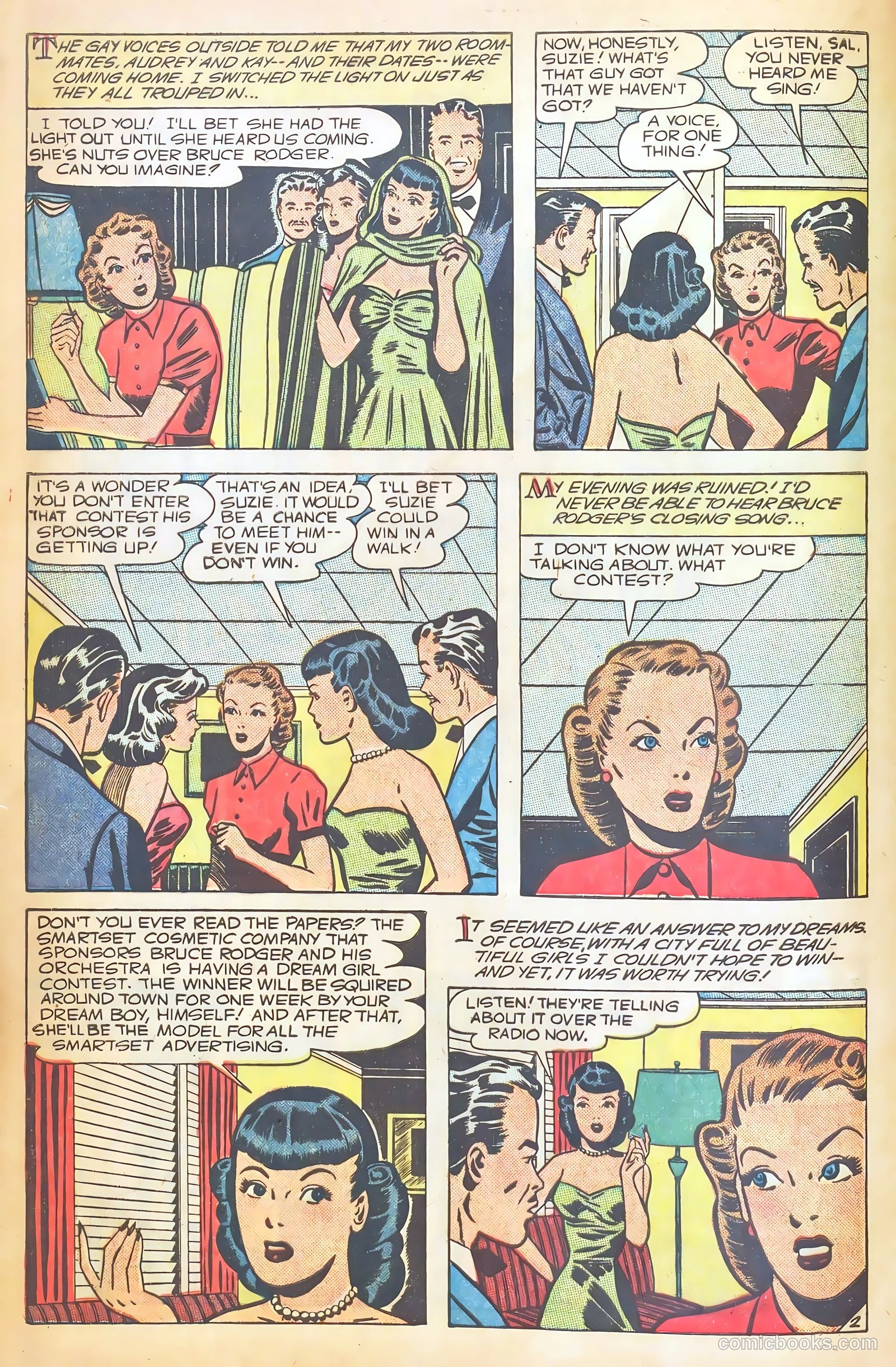 Glamorous Romances #45 (1950) — page 4 of 53