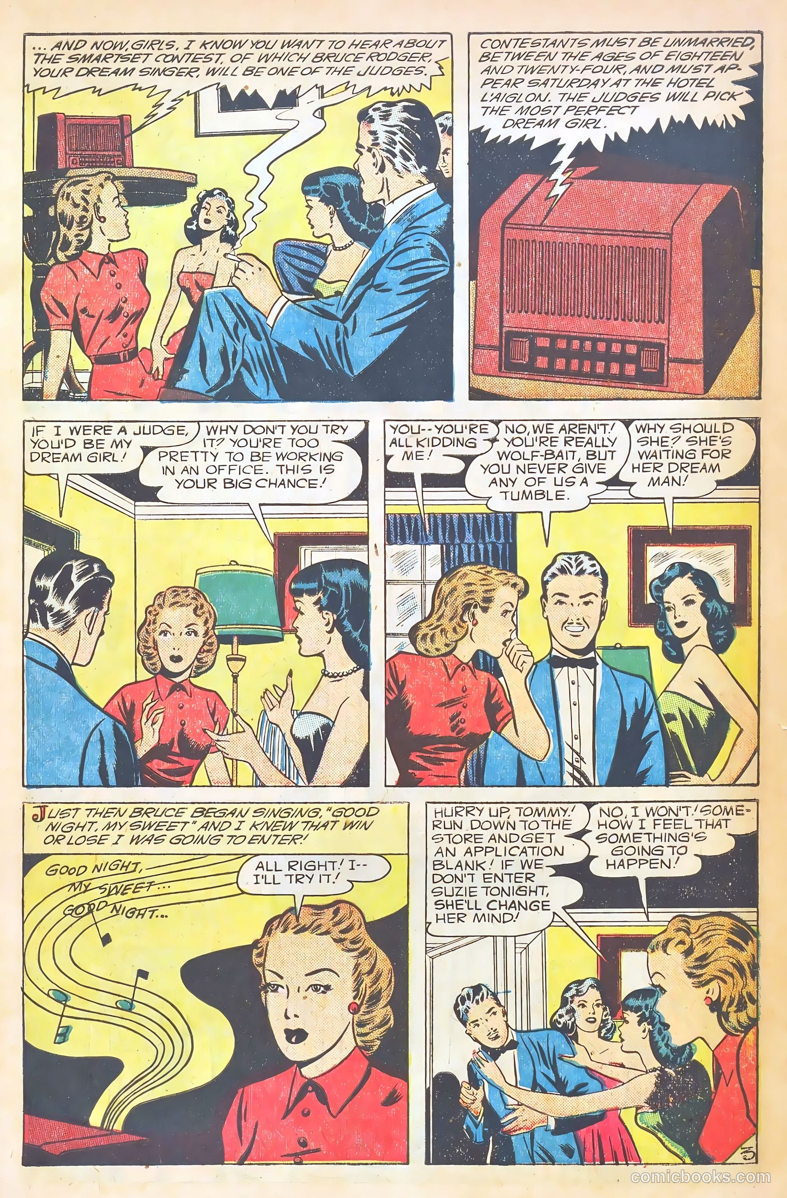 Glamorous Romances #45 (1950) — page 5 of 53
