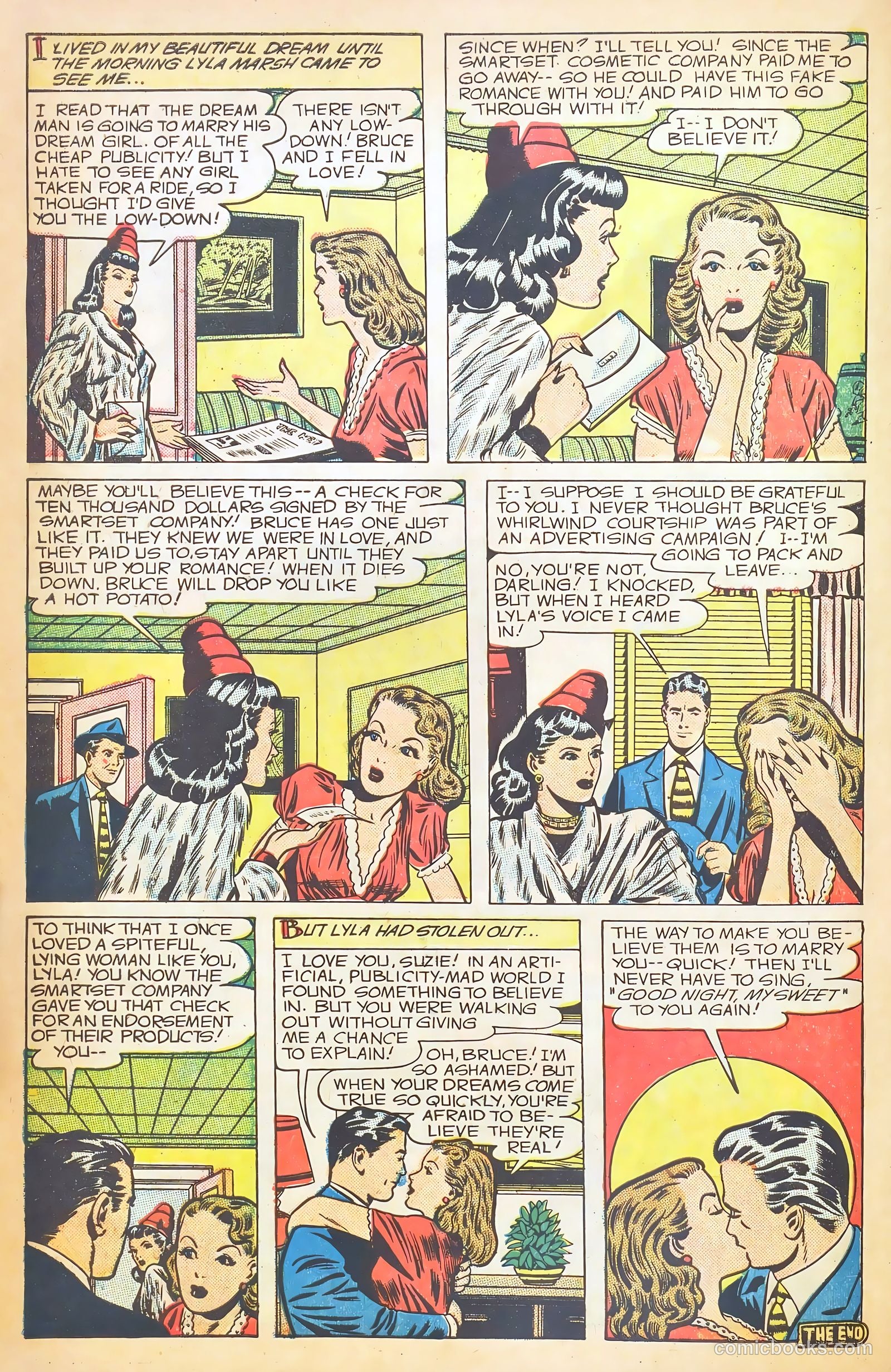 Glamorous Romances #45 (1950) — page 10 of 53