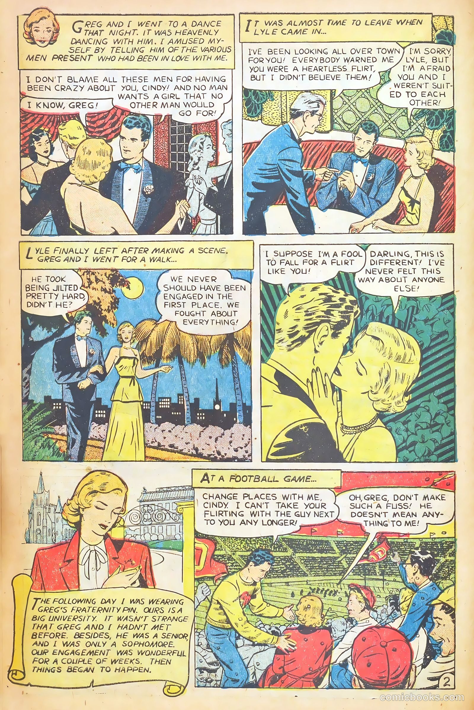 Glamorous Romances #45 (1950) — page 12 of 53