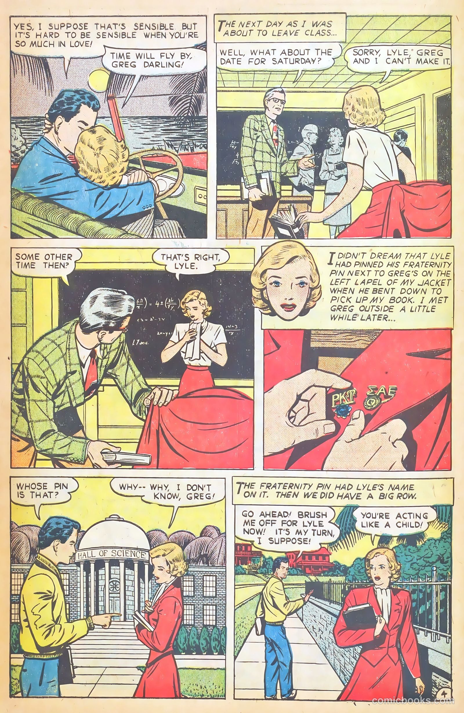 Glamorous Romances #45 (1950) — page 14 of 53