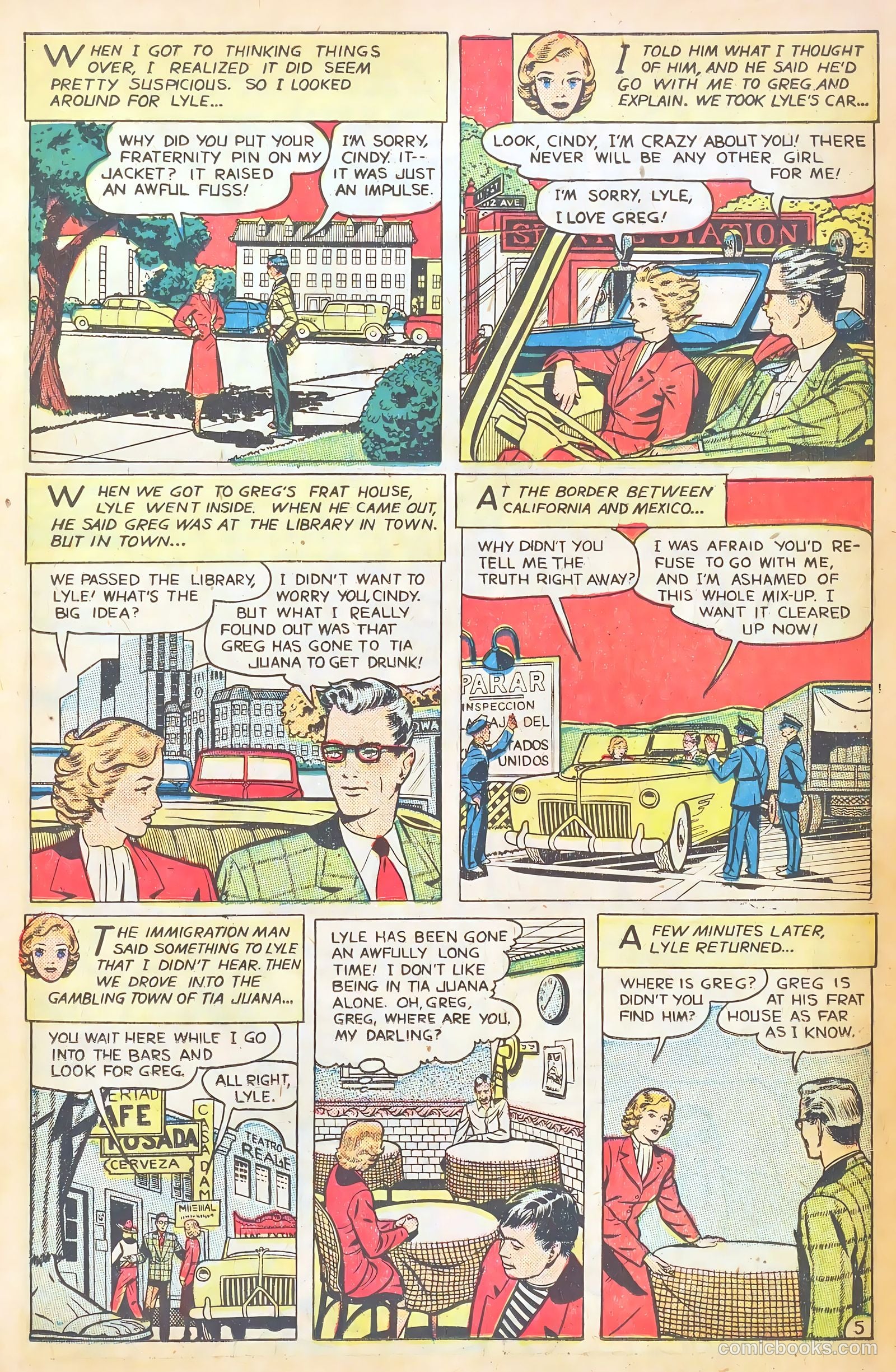 Glamorous Romances #45 (1950) — page 15 of 53