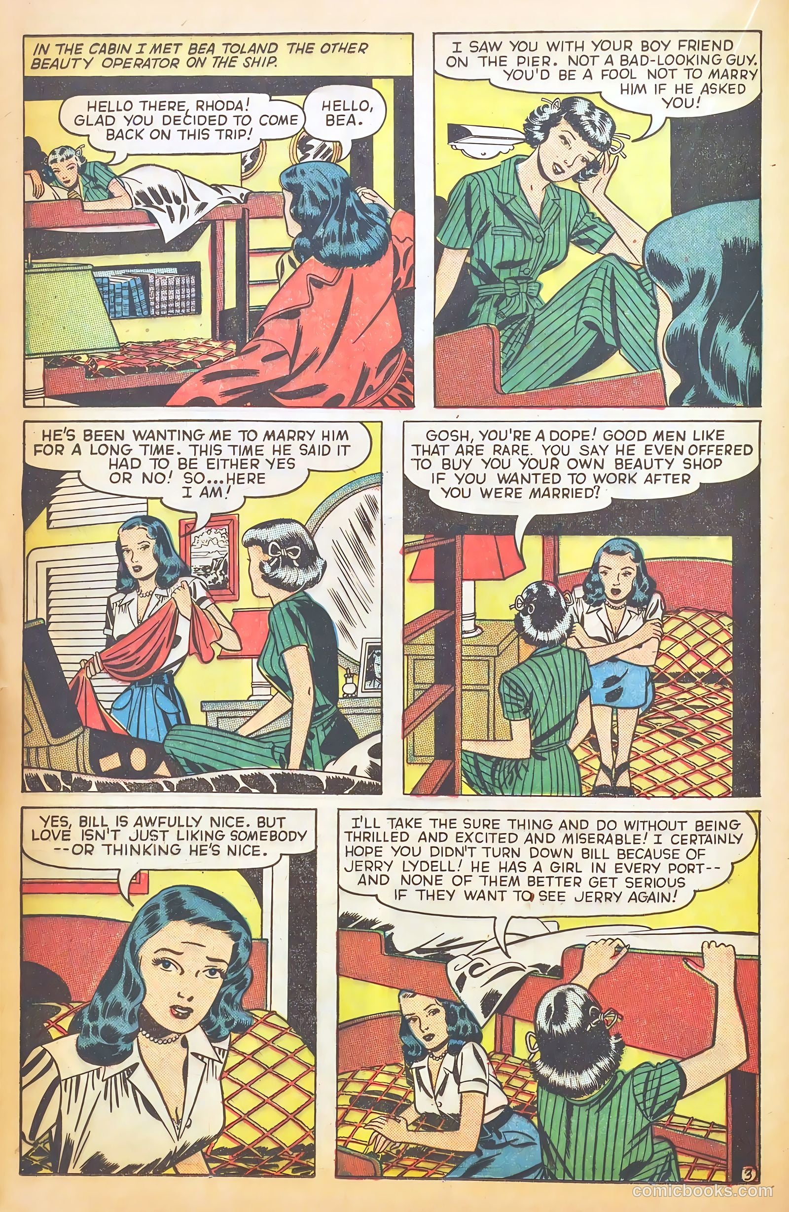 Glamorous Romances #45 (1950) — page 20 of 53