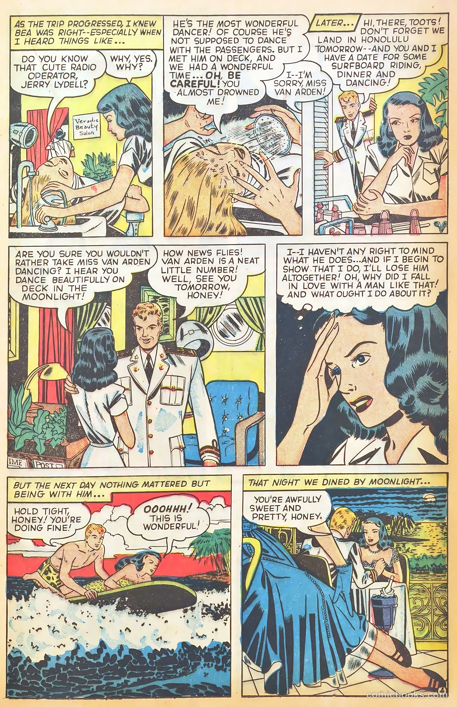 Glamorous Romances #45 (1950) — page 21 of 53