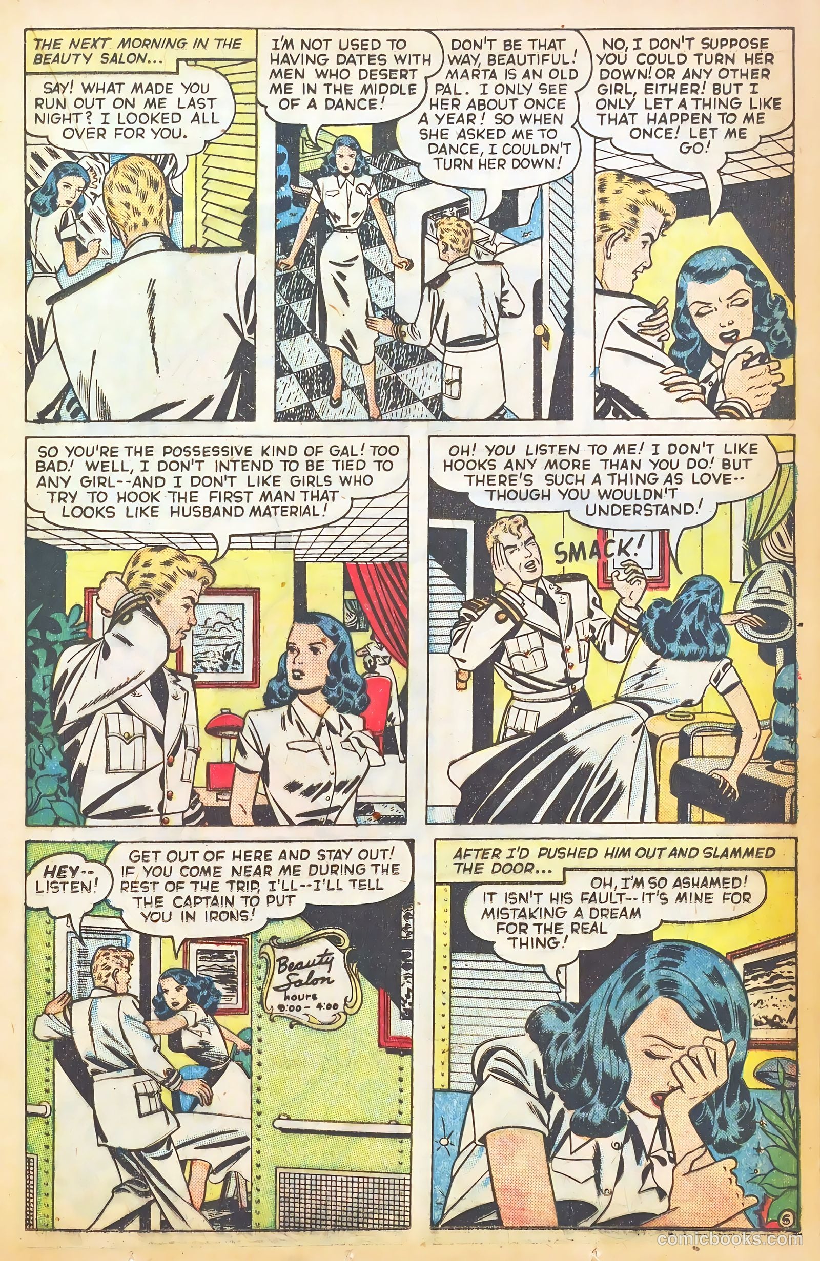 Glamorous Romances #45 (1950) — page 23 of 53