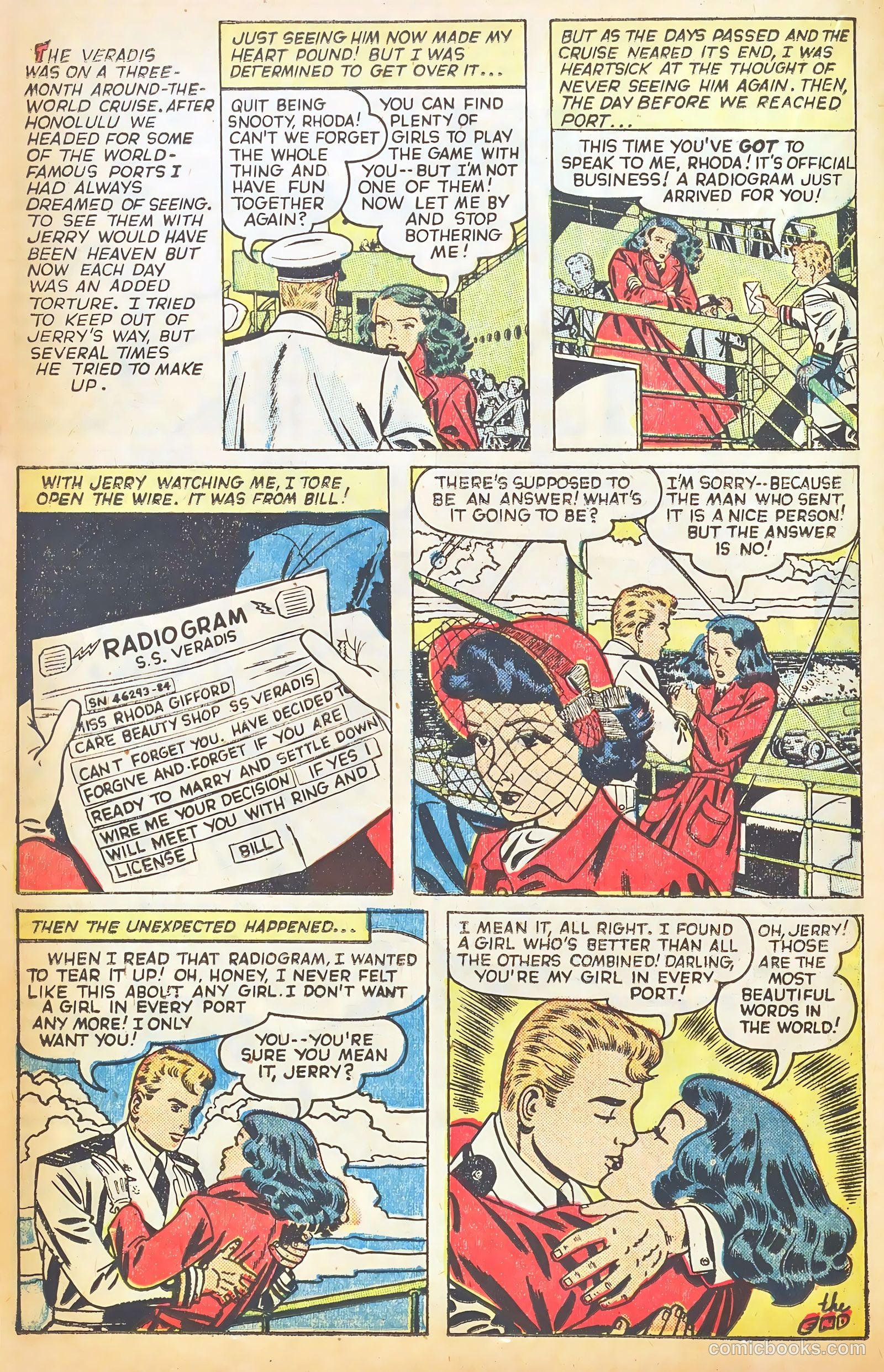 Glamorous Romances #45 (1950) — page 24 of 53