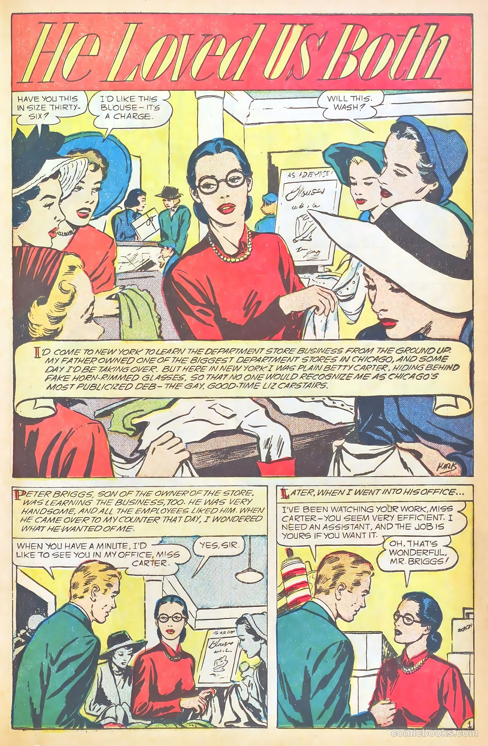 Glamorous Romances #45 (1950) — page 27 of 53