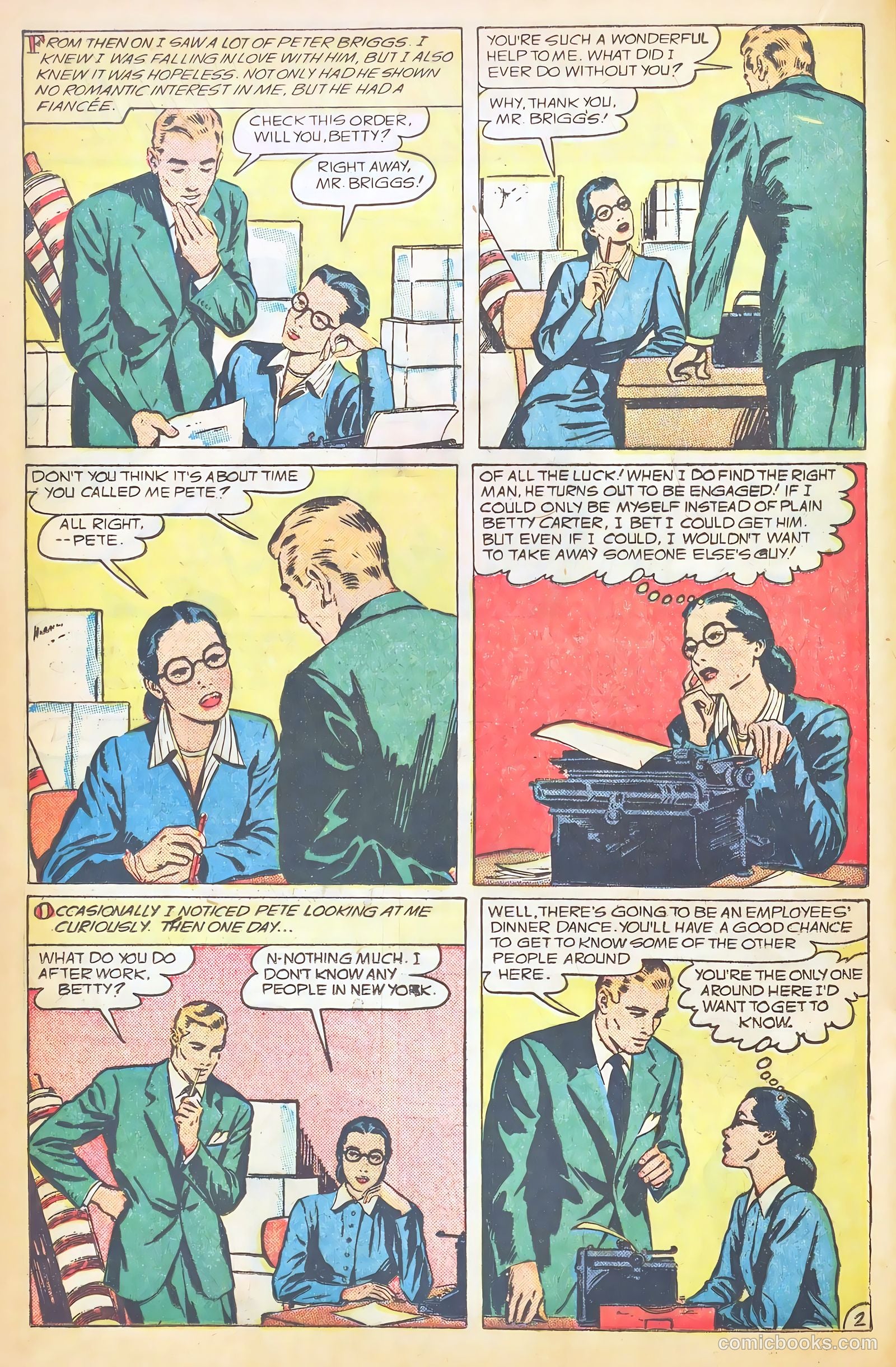 Glamorous Romances #45 (1950) — page 28 of 53