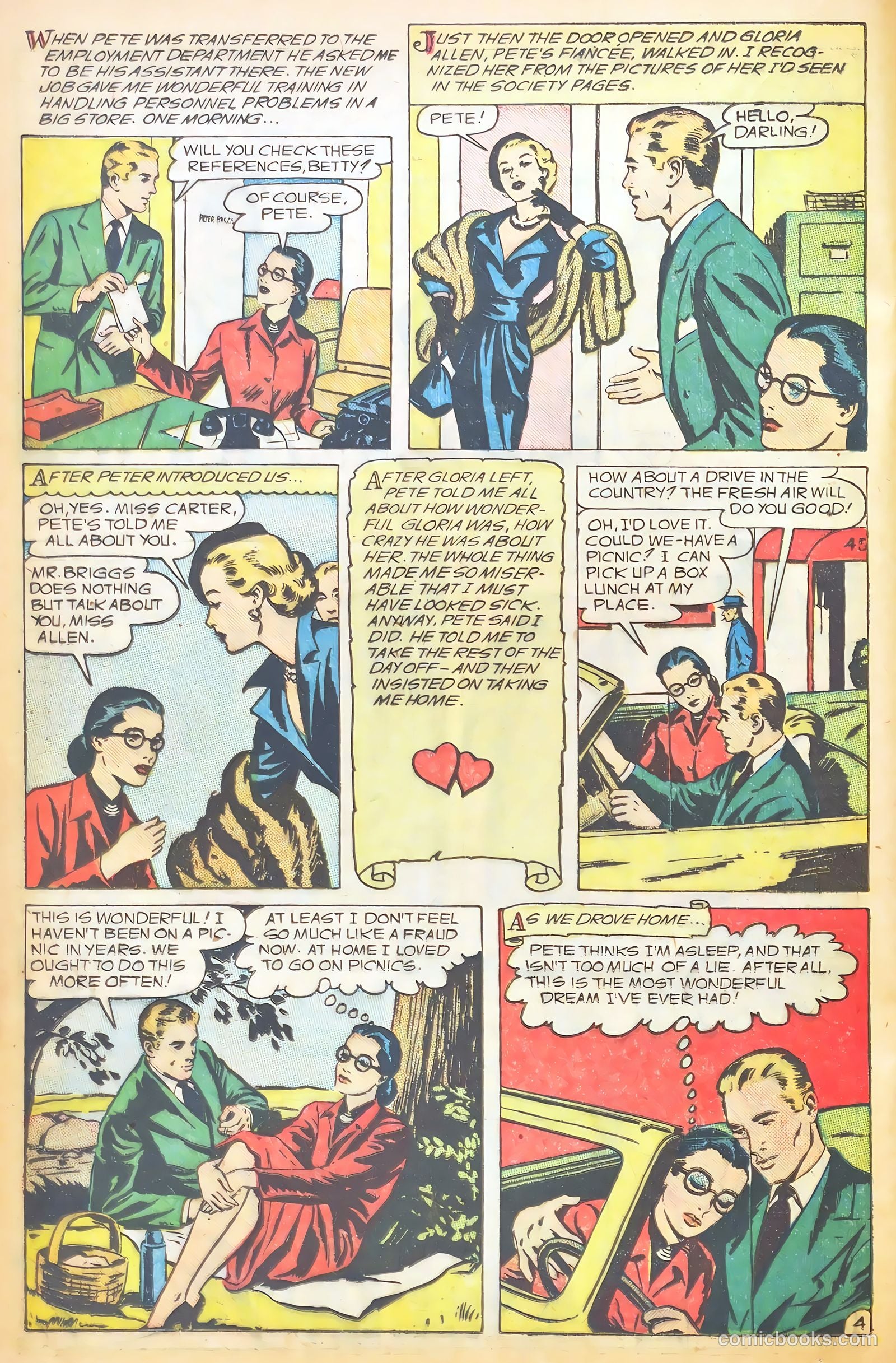 Glamorous Romances #45 (1950) — page 30 of 53