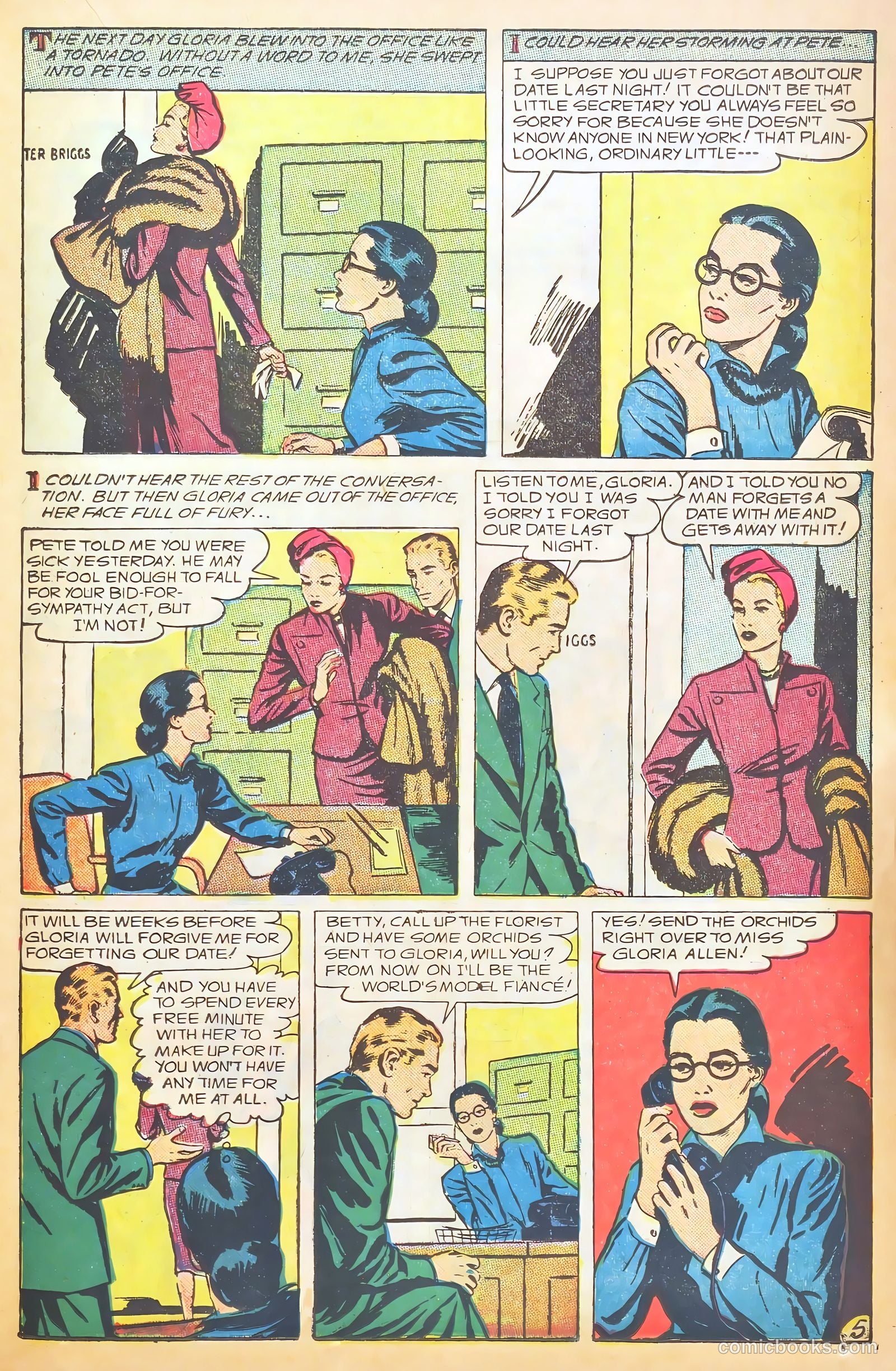 Glamorous Romances #45 (1950) — page 31 of 53
