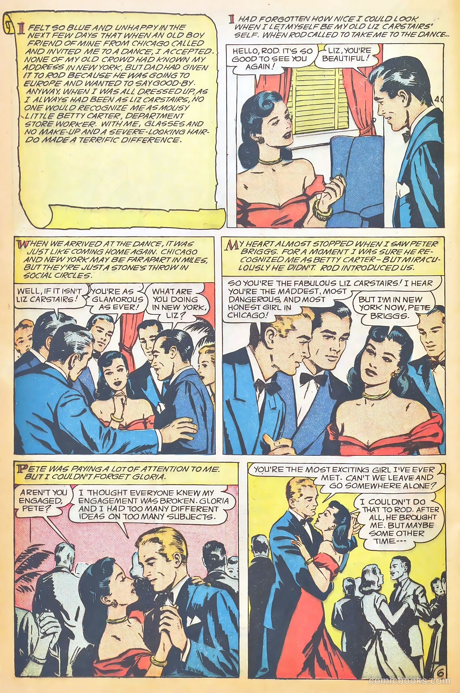 Glamorous Romances #45 (1950) — page 32 of 53