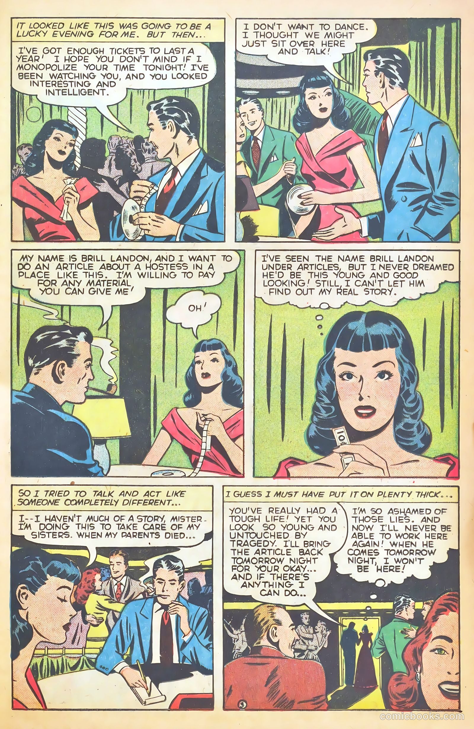 Glamorous Romances #45 (1950) — page 37 of 53