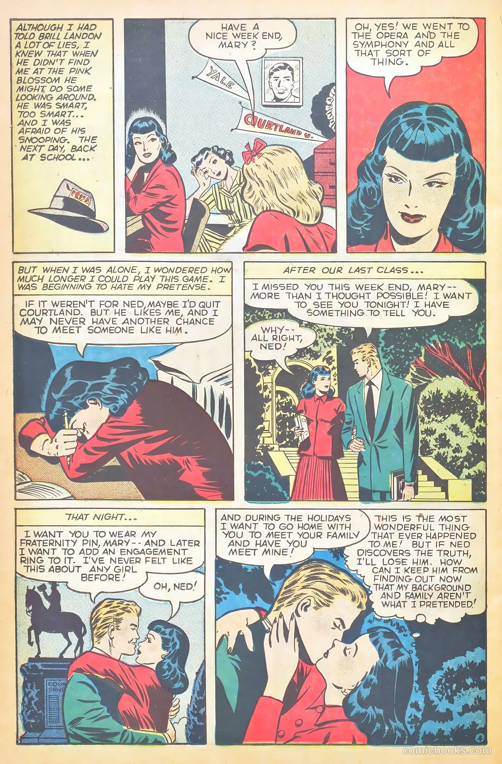 Glamorous Romances #45 (1950) — page 38 of 53