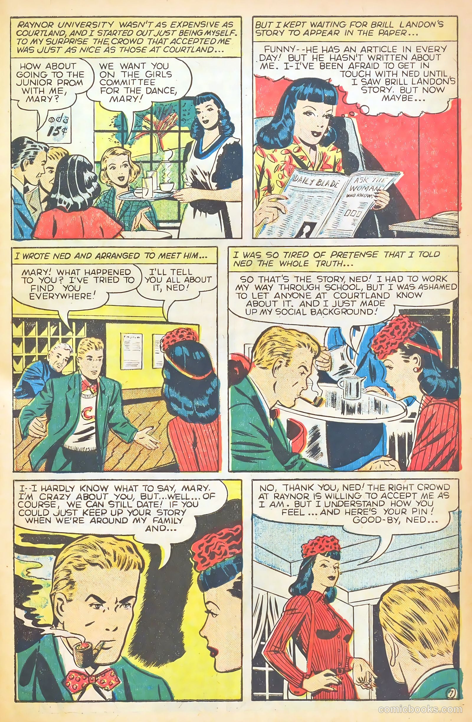 Glamorous Romances #45 (1950) — page 41 of 53