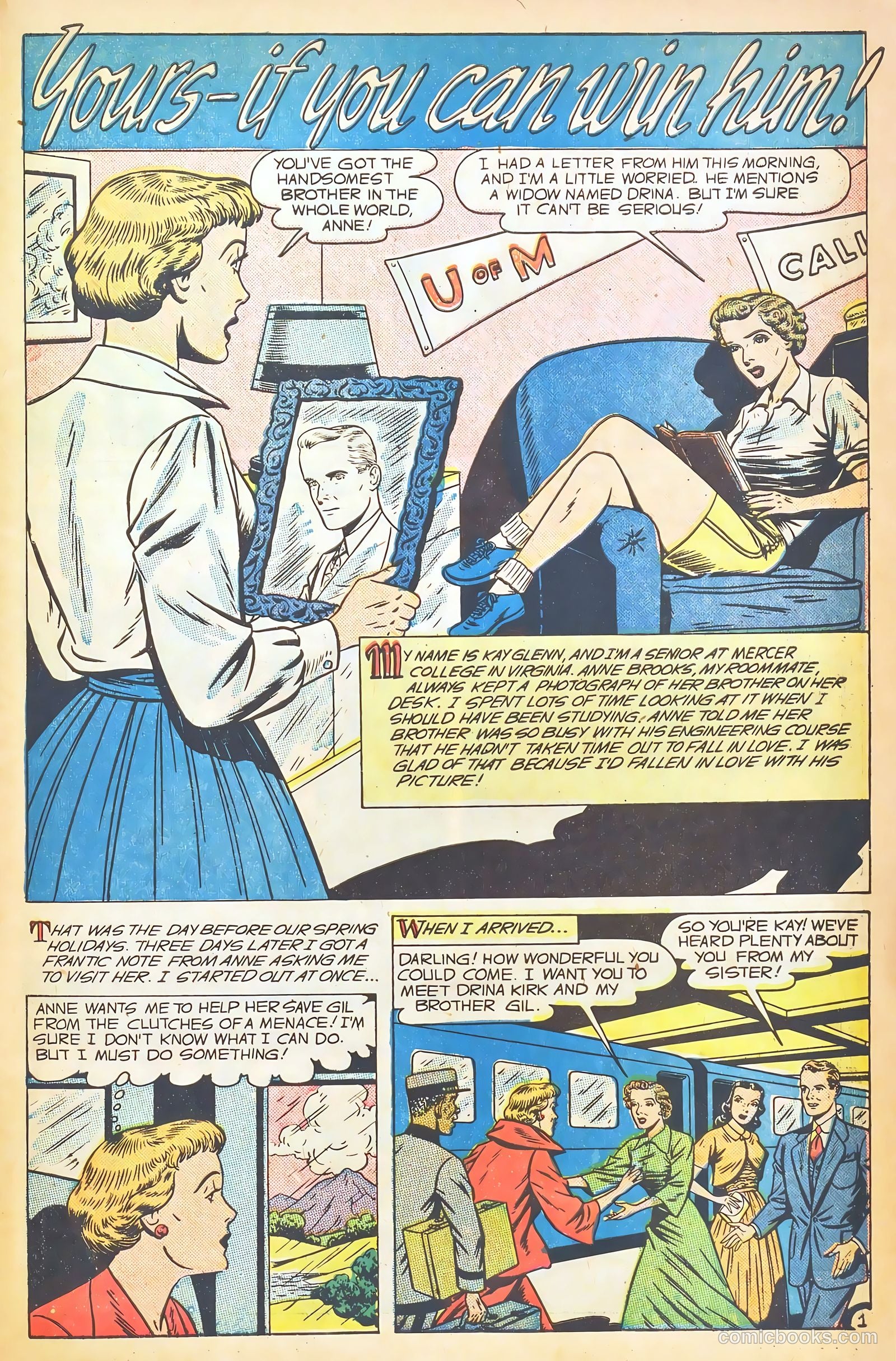 Glamorous Romances #45 (1950) — page 43 of 53