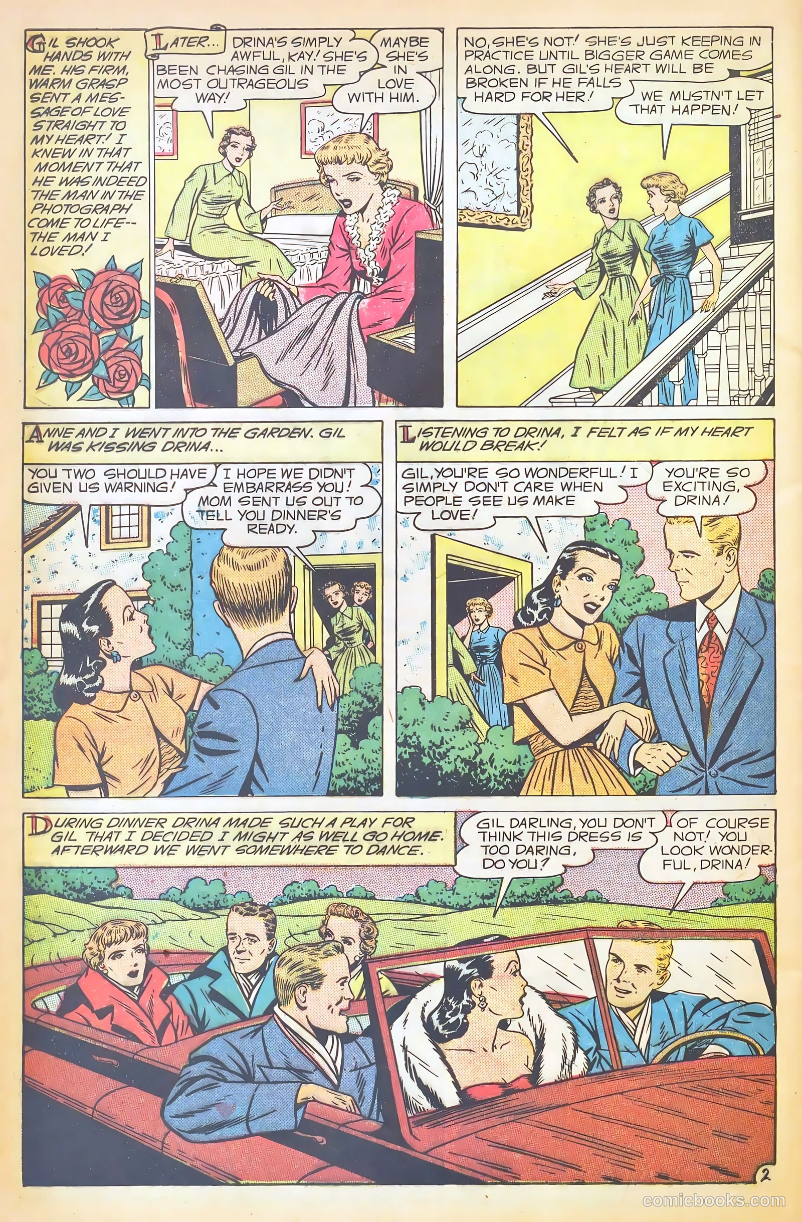Glamorous Romances #45 (1950) — page 44 of 53