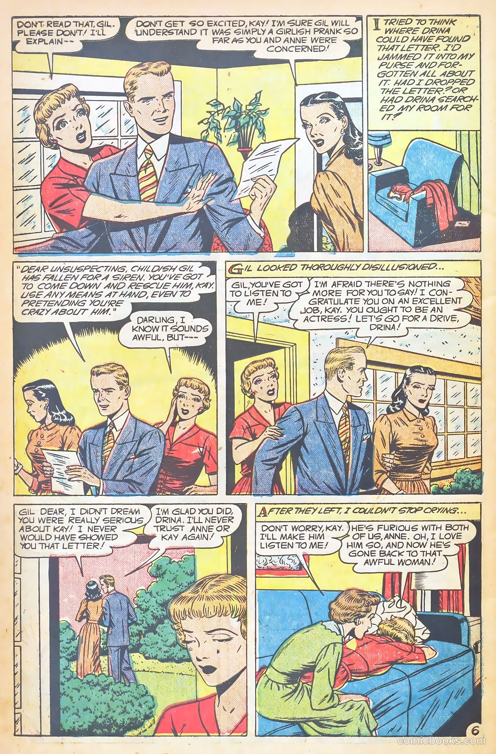 Glamorous Romances #45 (1950) — page 48 of 53