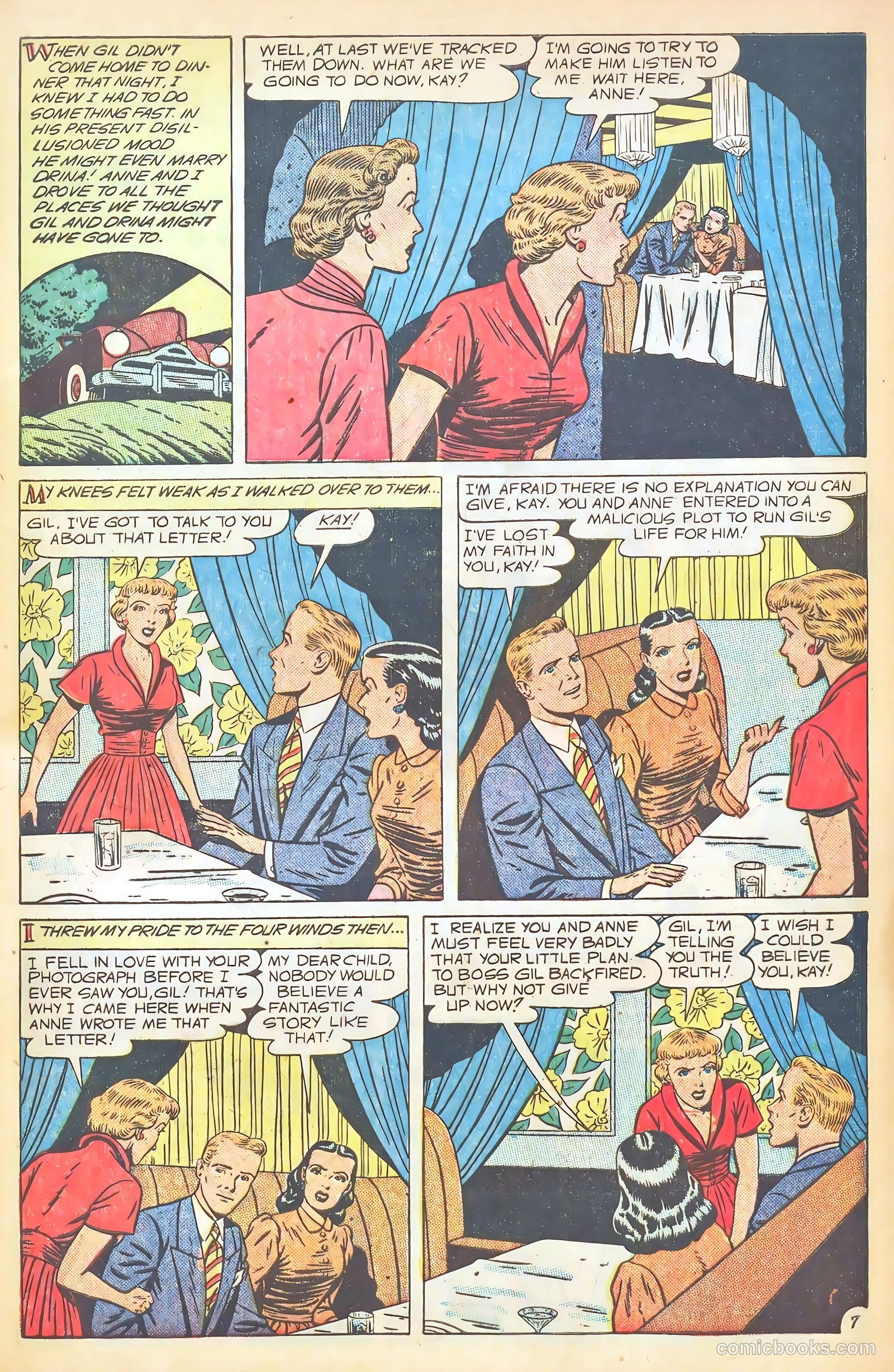 Glamorous Romances #45 (1950) — page 49 of 53
