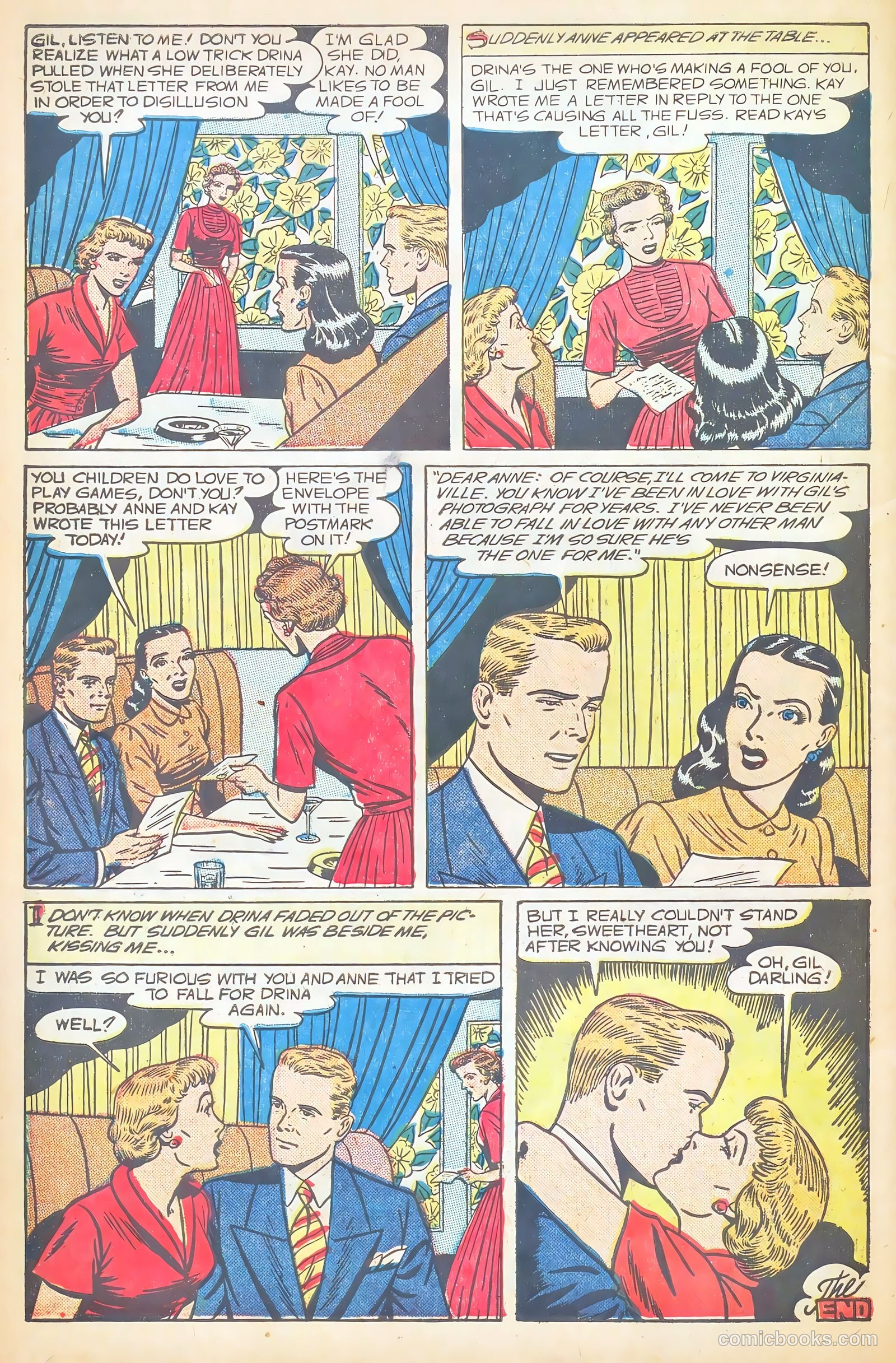 Glamorous Romances #45 (1950) — page 50 of 53