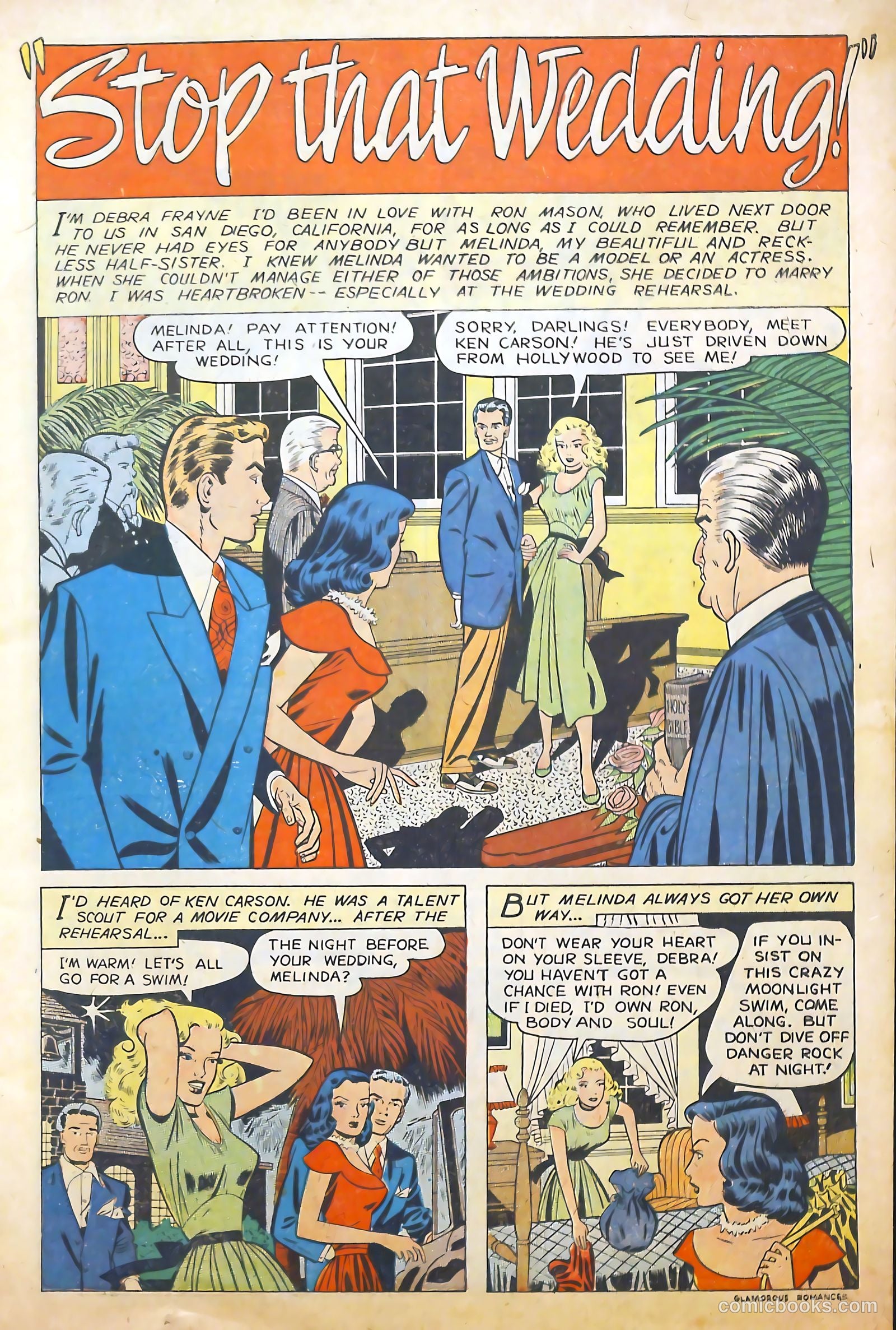 Glamorous Romances #46 (1950) — page 3 of 36