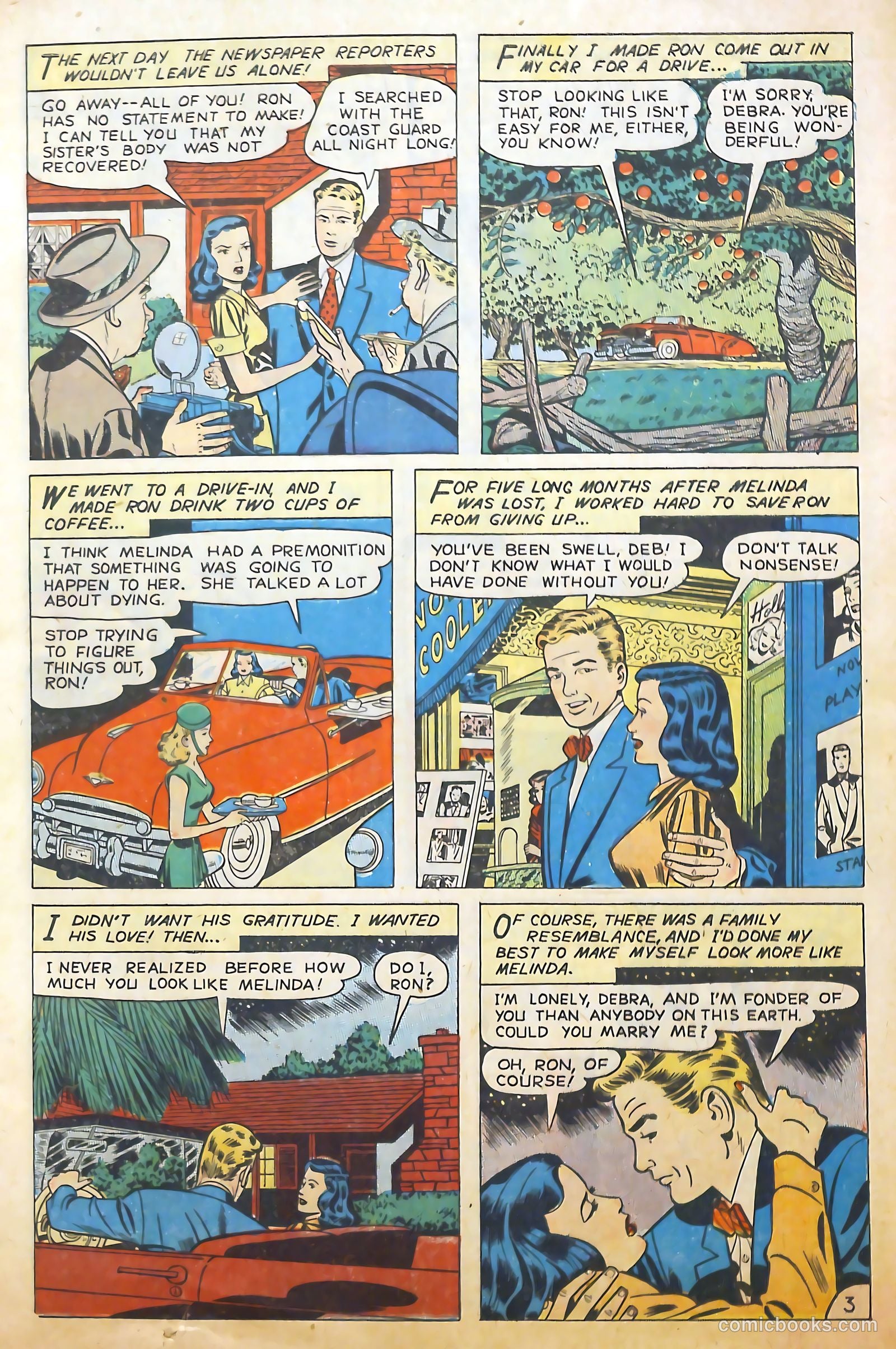 Glamorous Romances #46 (1950) — page 5 of 36