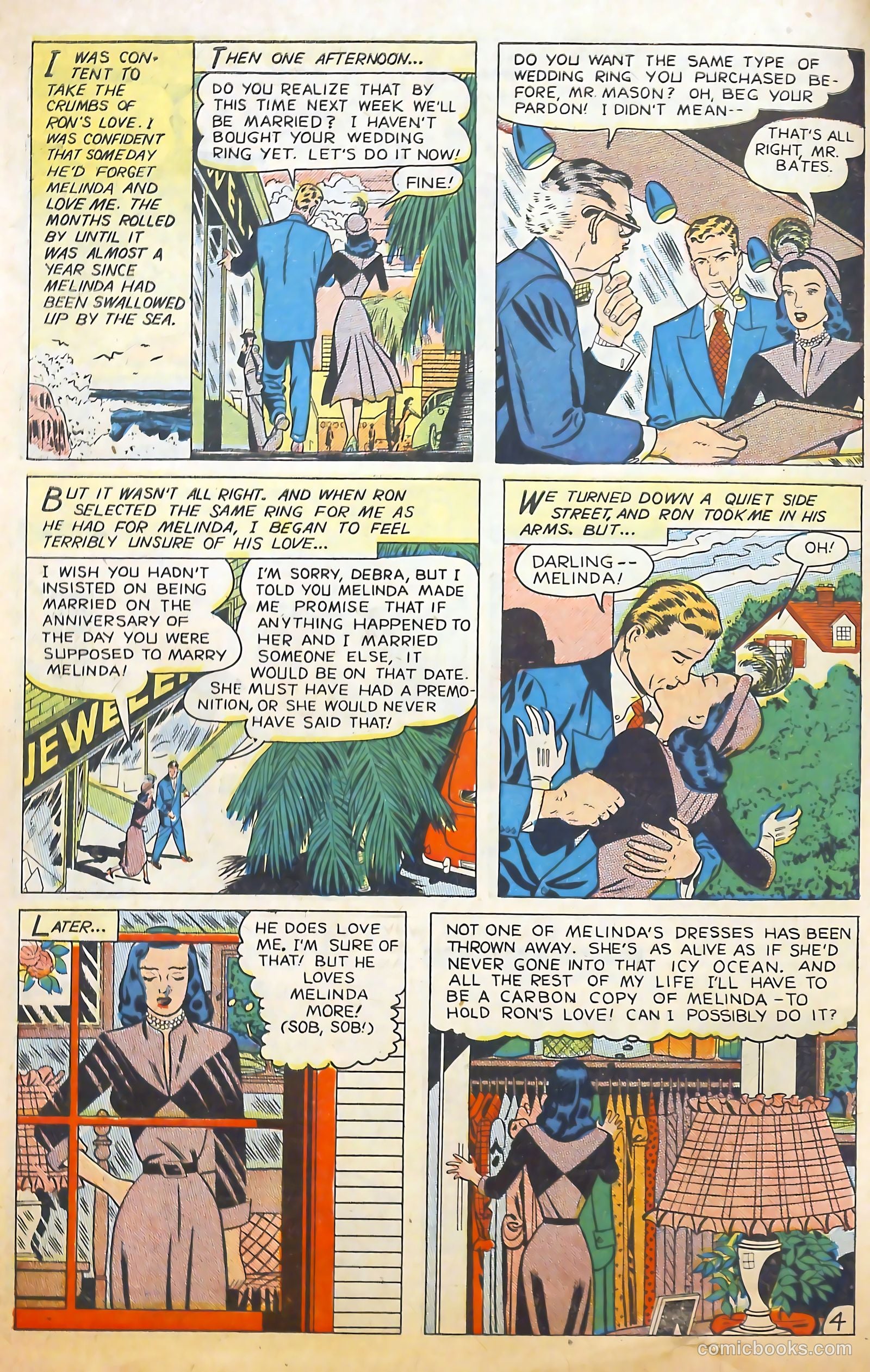 Glamorous Romances #46 (1950) — page 6 of 36