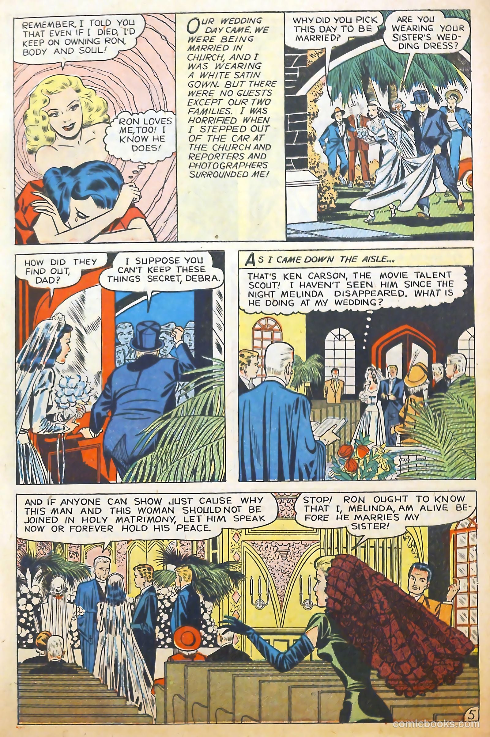 Glamorous Romances #46 (1950) — page 7 of 36