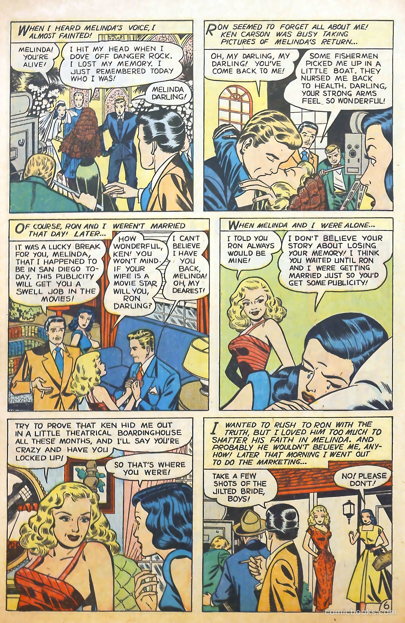 Glamorous Romances #46 (1950) — page 8 of 36