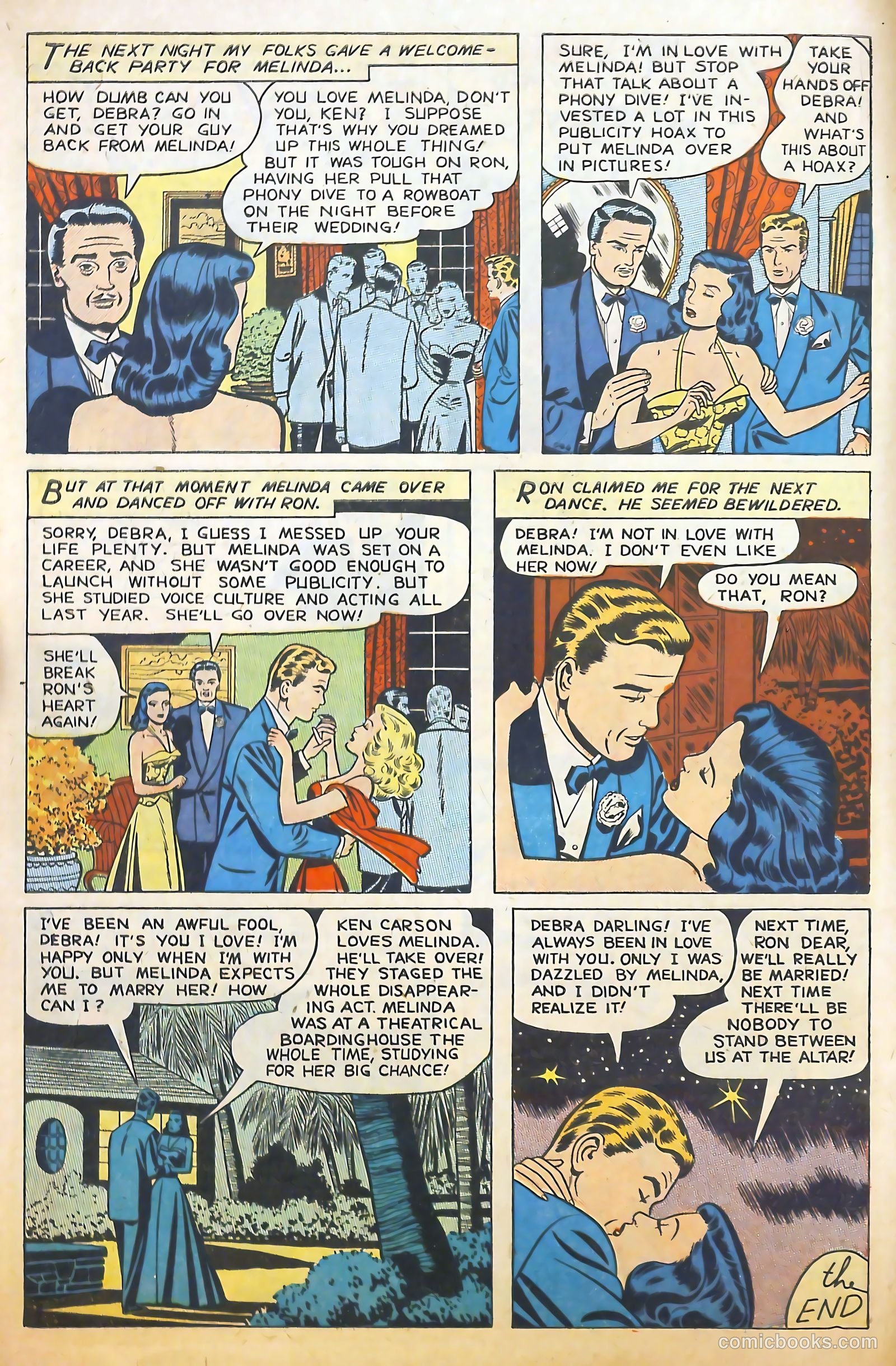 Glamorous Romances #46 (1950) — page 10 of 36