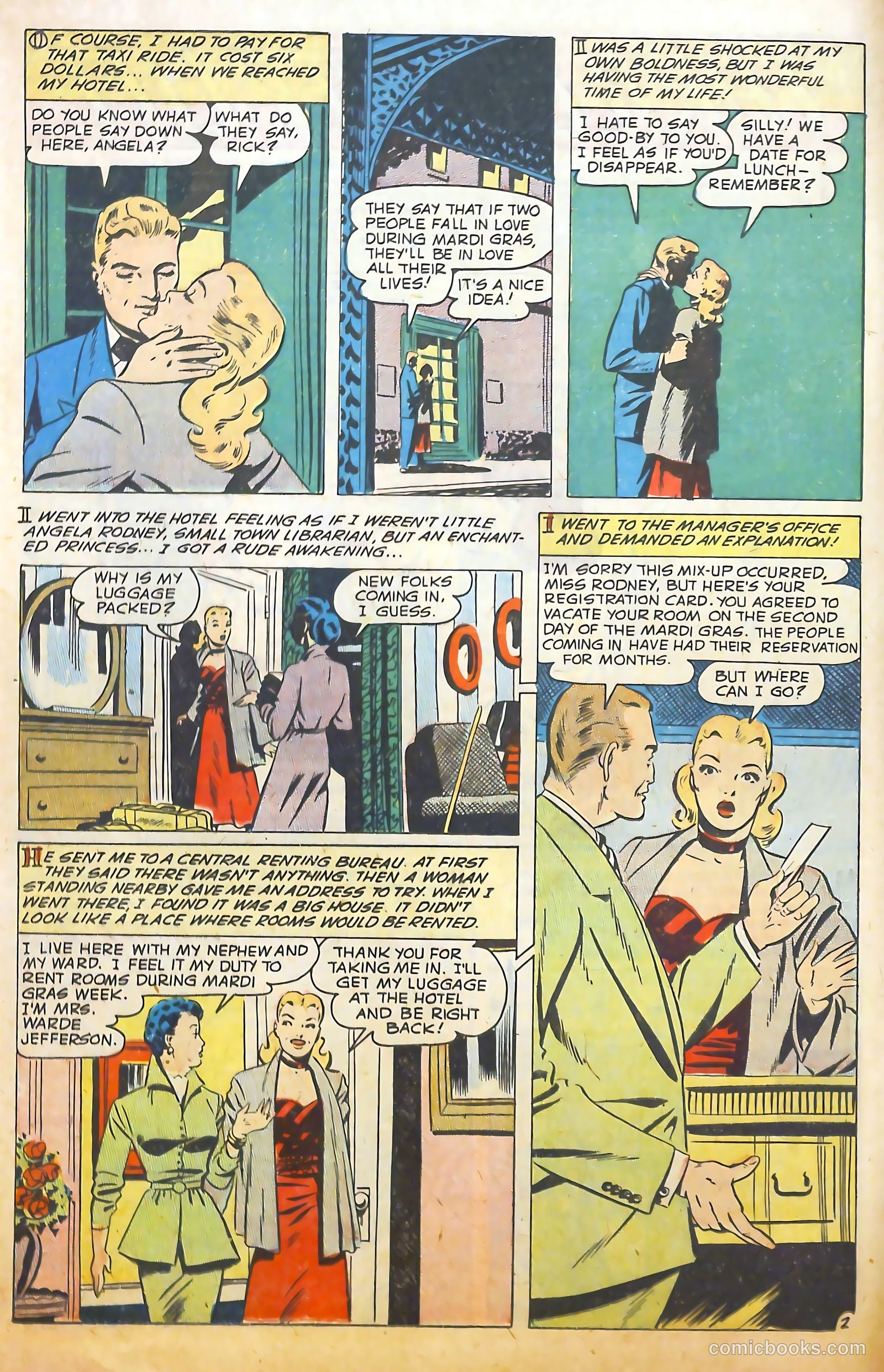 Glamorous Romances #46 (1950) — page 12 of 36