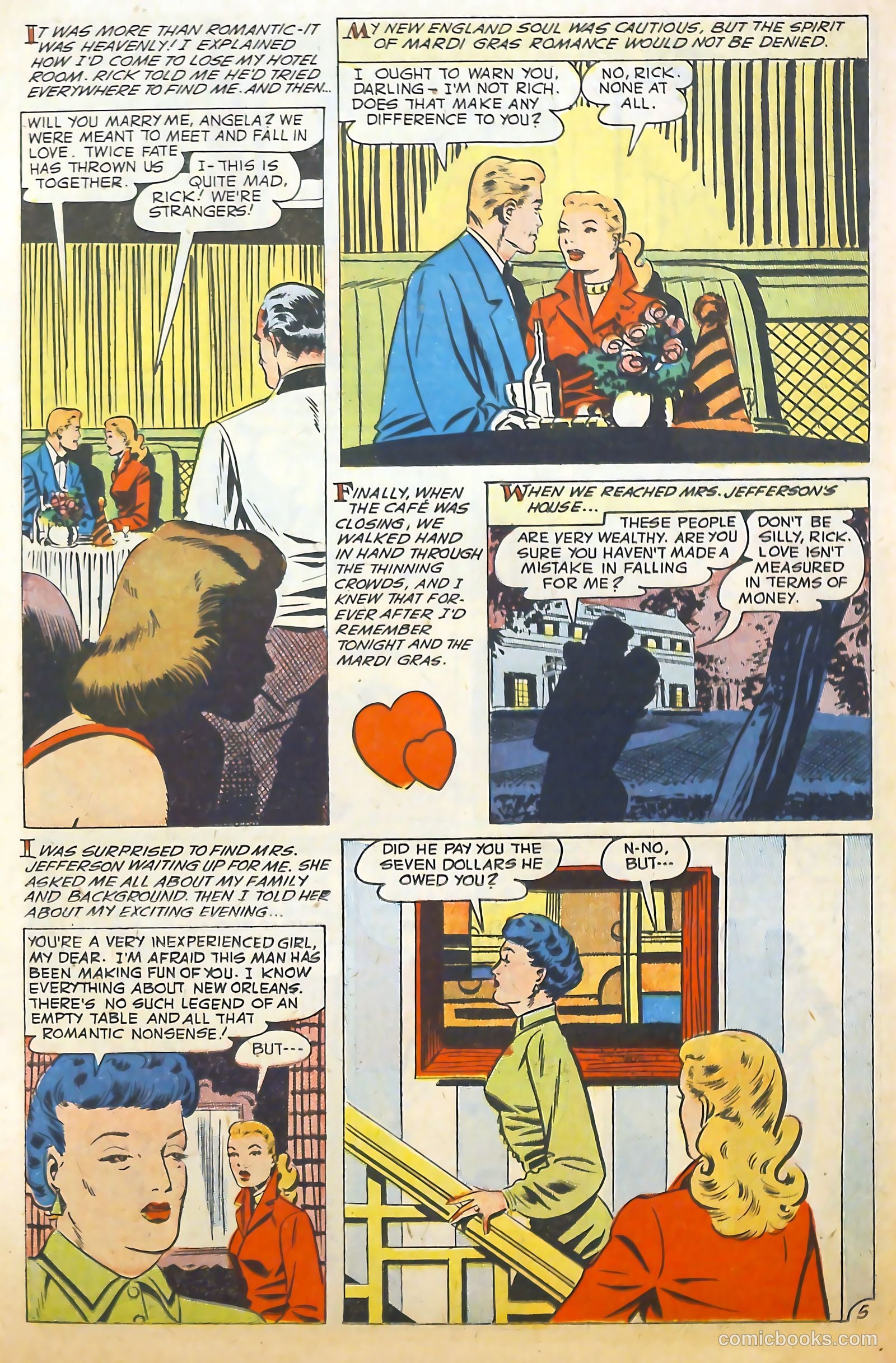 Glamorous Romances #46 (1950) — page 15 of 36