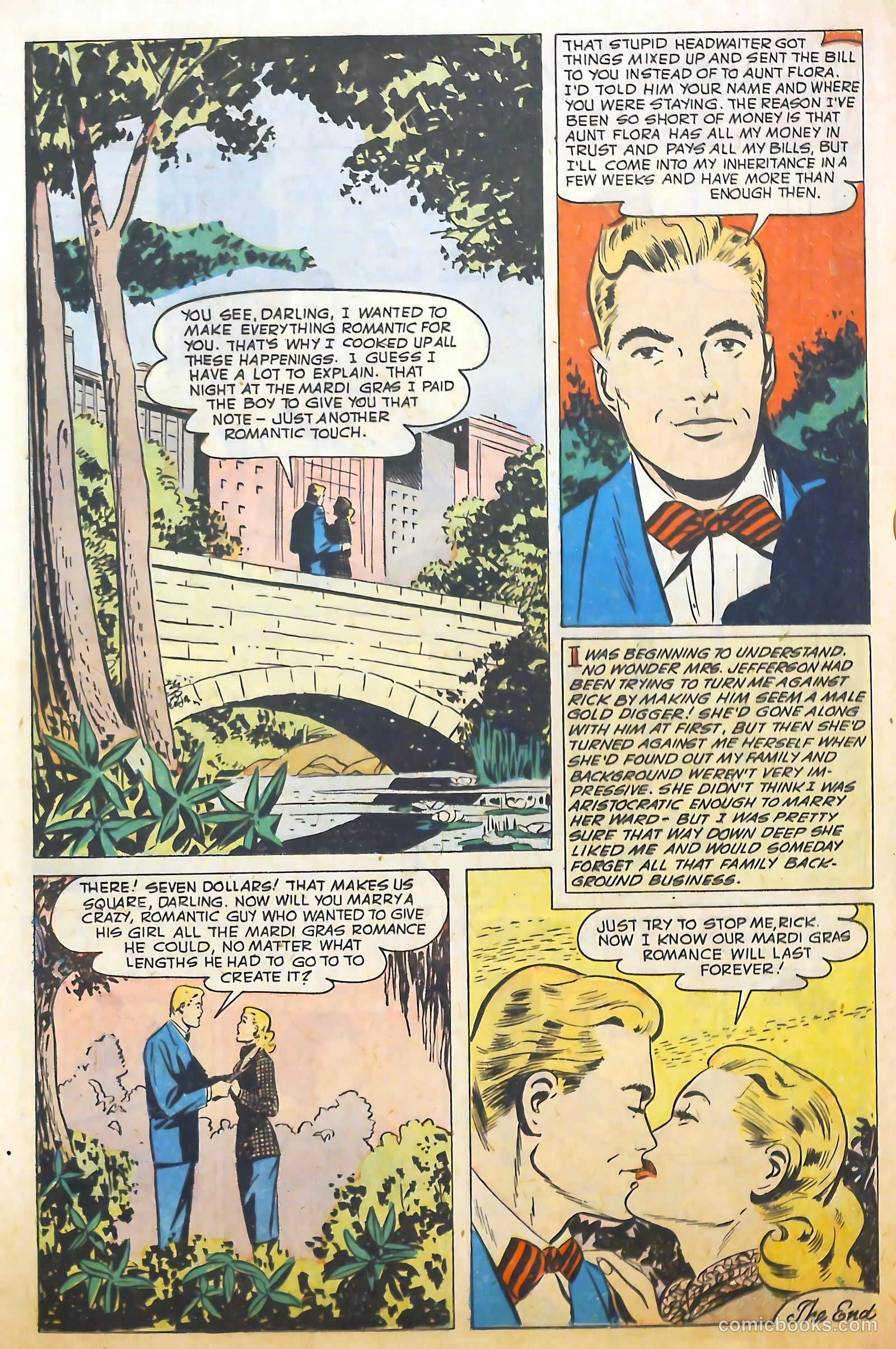 Glamorous Romances #46 (1950) — page 17 of 36