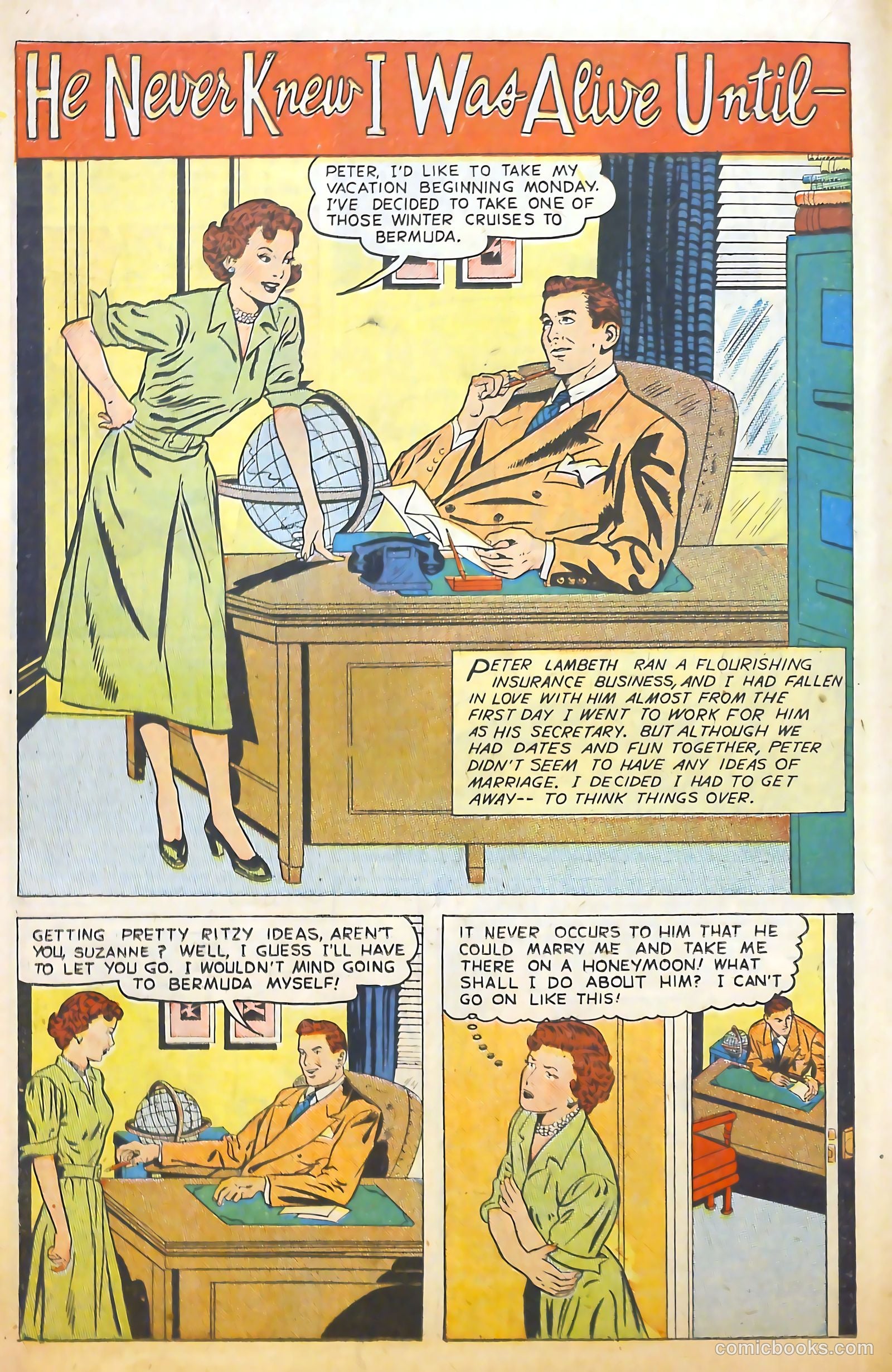 Glamorous Romances #46 (1950) — page 18 of 36