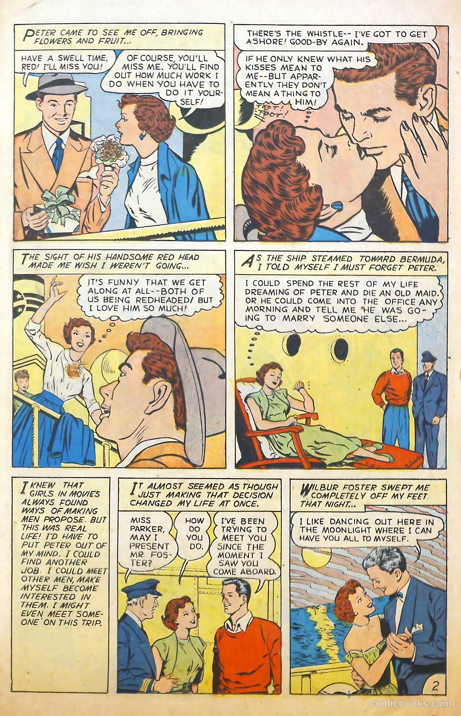 Glamorous Romances #46 (1950) — page 19 of 36