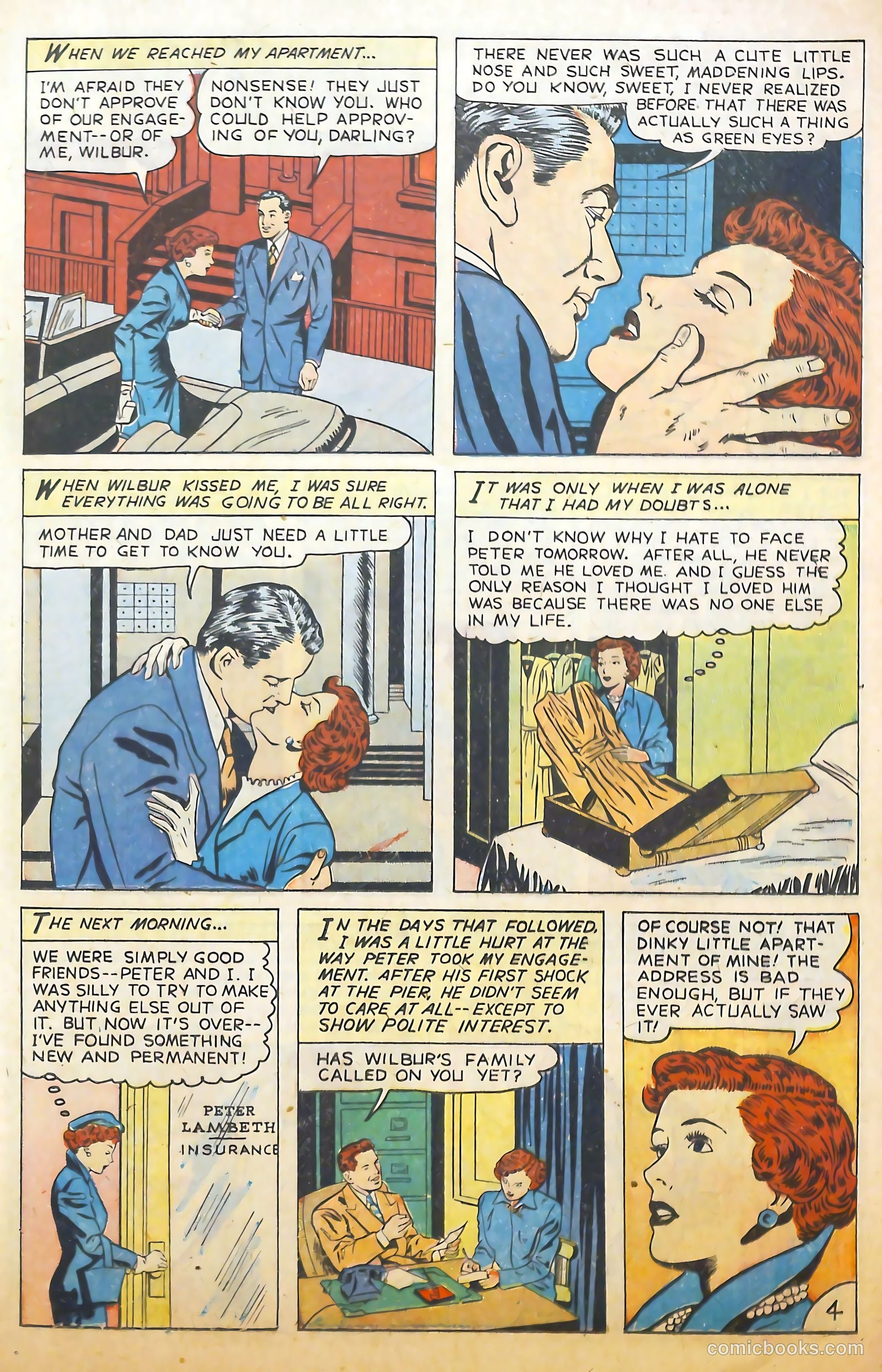 Glamorous Romances #46 (1950) — page 21 of 36