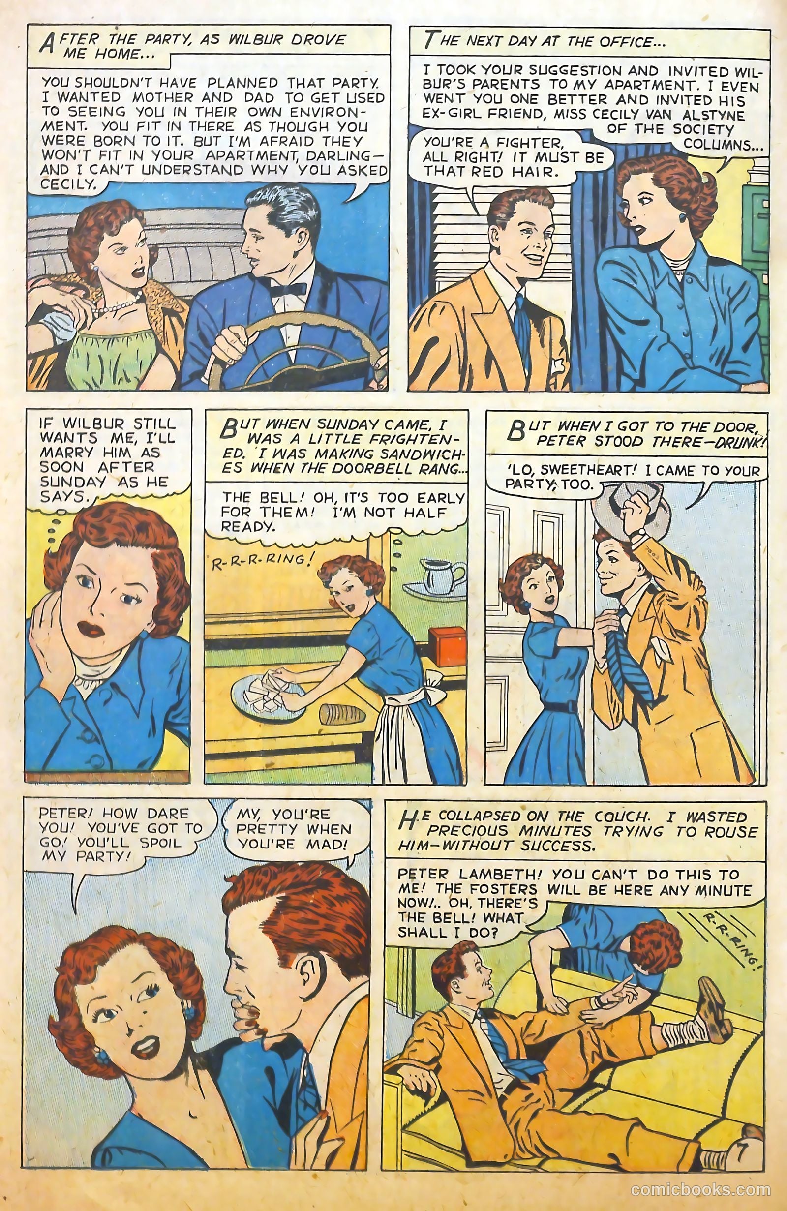 Glamorous Romances #46 (1950) — page 24 of 36