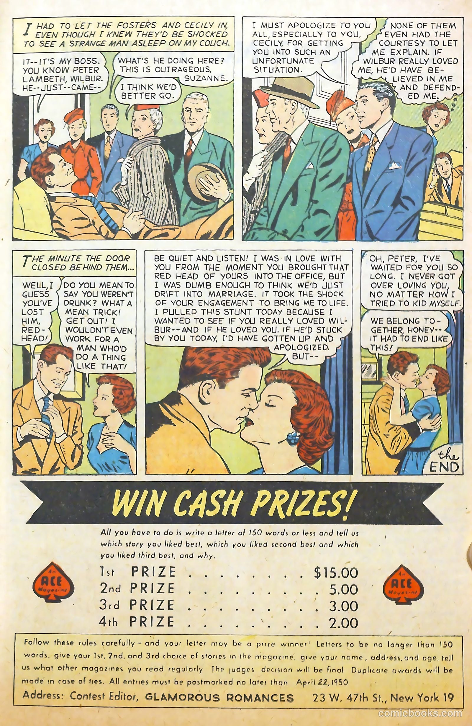 Glamorous Romances #46 (1950) — page 25 of 36