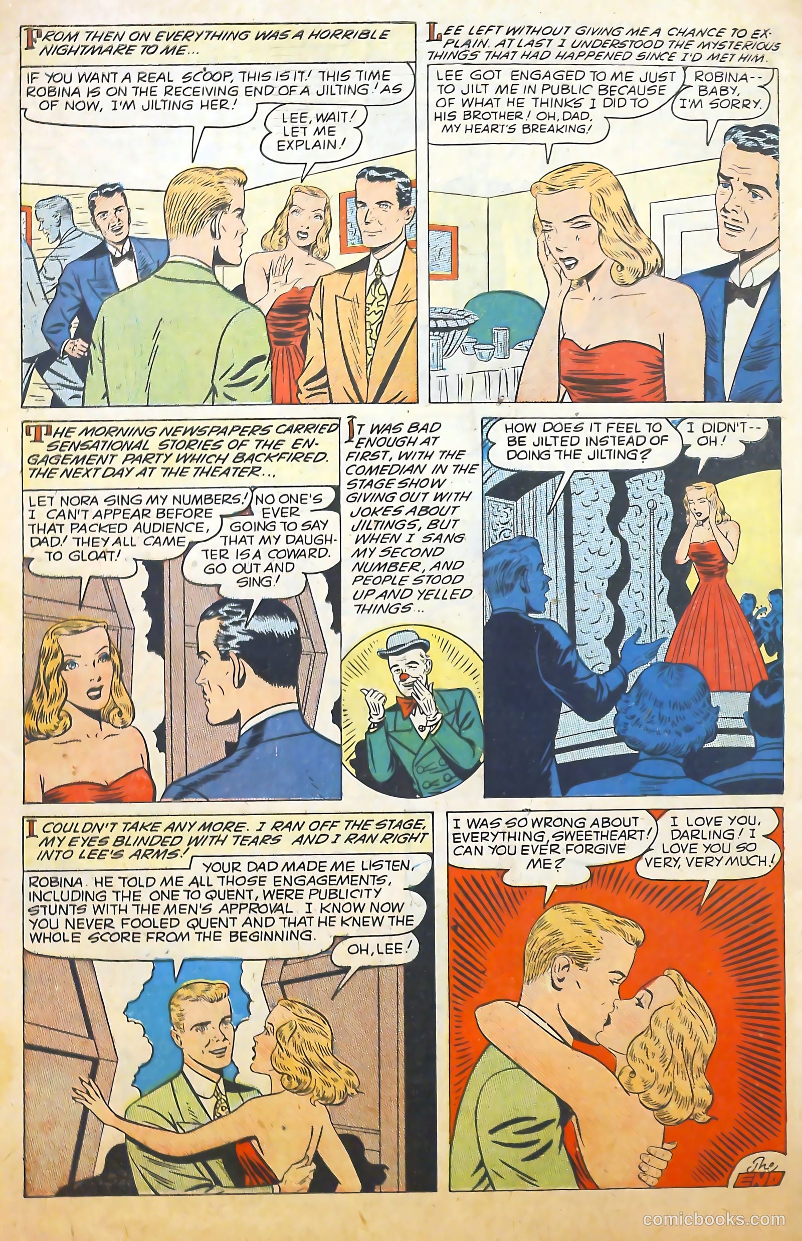 Glamorous Romances #46 (1950) — page 34 of 36