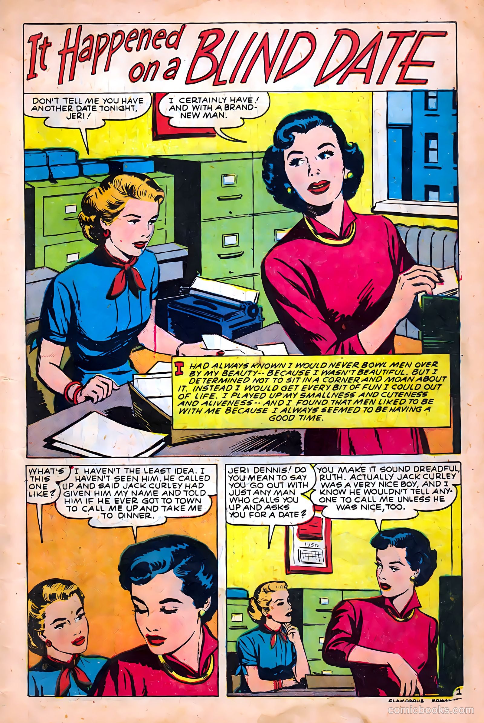 Glamorous Romances #47 (1950) — page 3 of 36