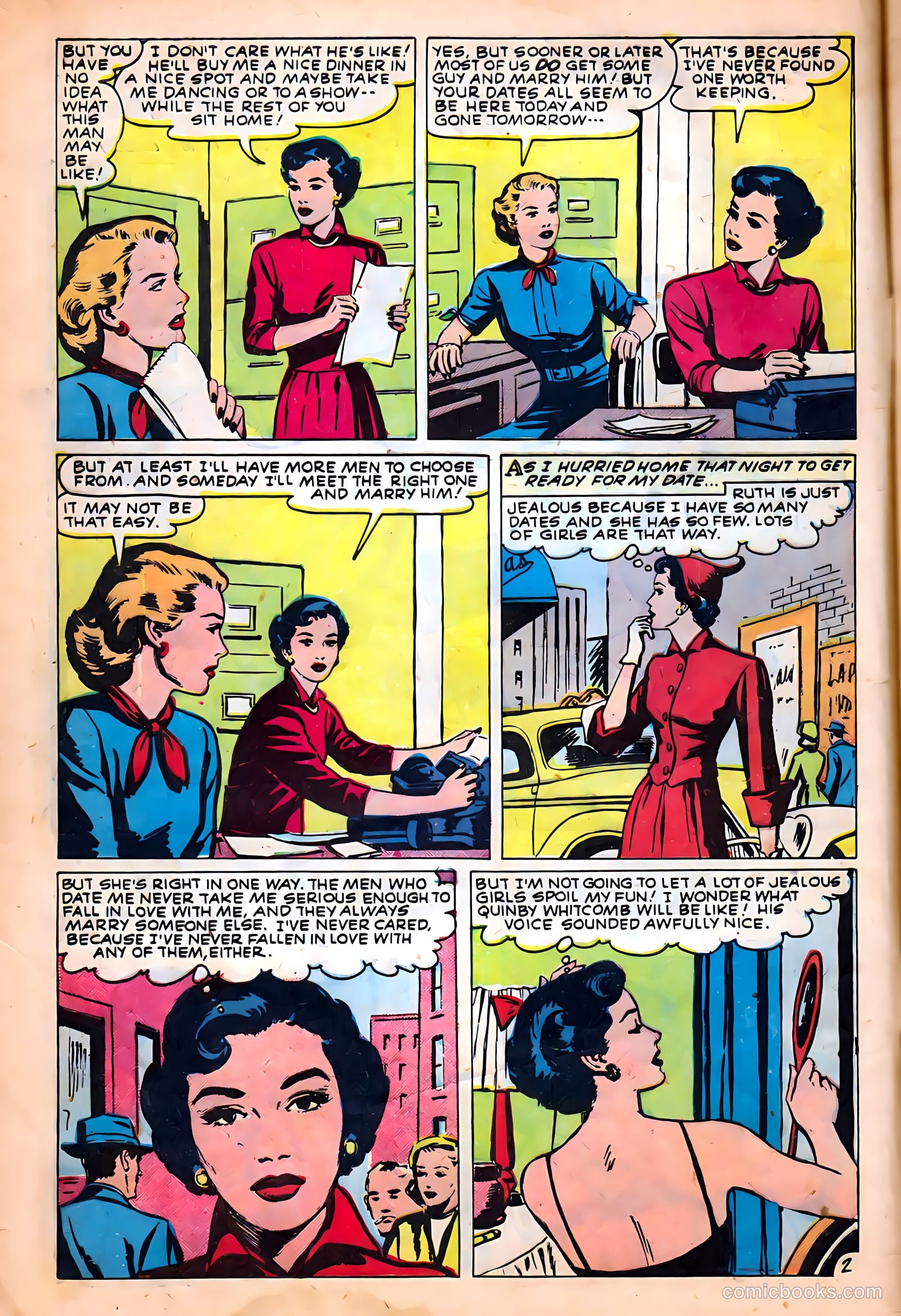 Glamorous Romances #47 (1950) — page 4 of 36