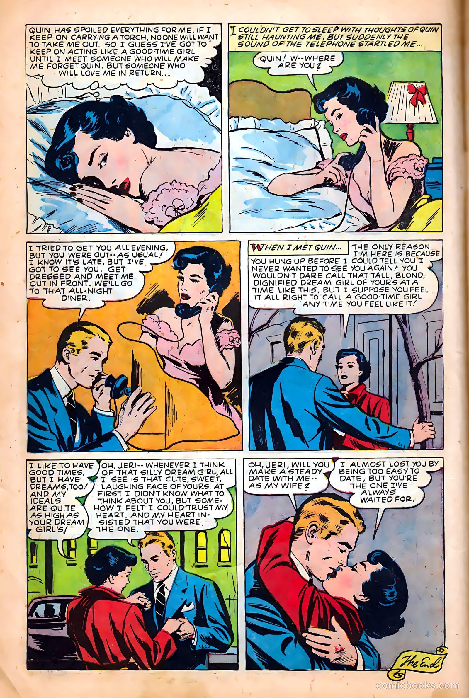Glamorous Romances #47 (1950) — page 10 of 36