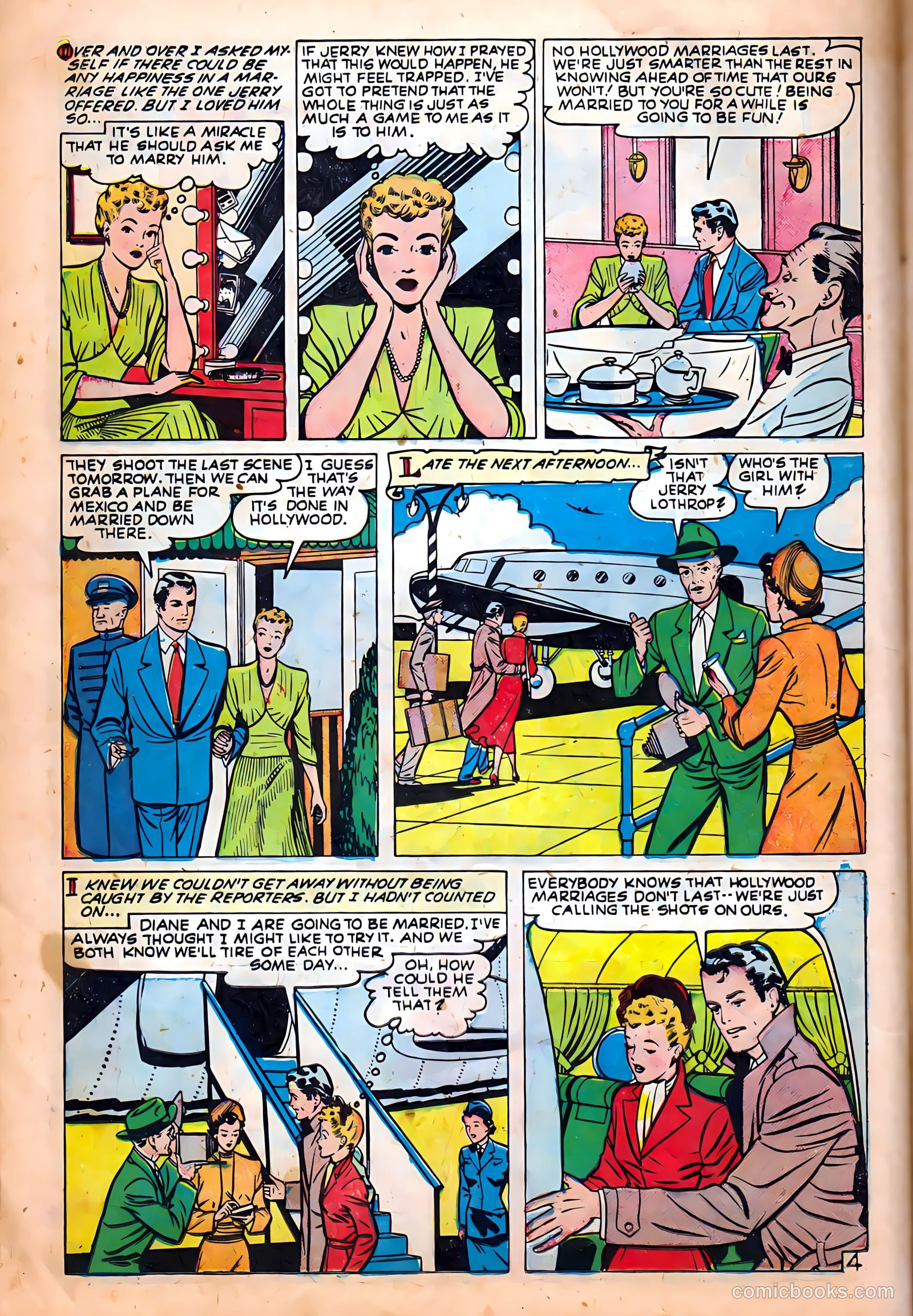 Glamorous Romances #47 (1950) — page 14 of 36