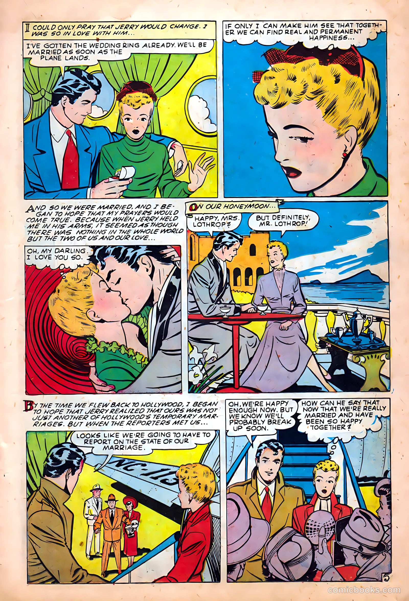 Glamorous Romances #47 (1950) — page 15 of 36