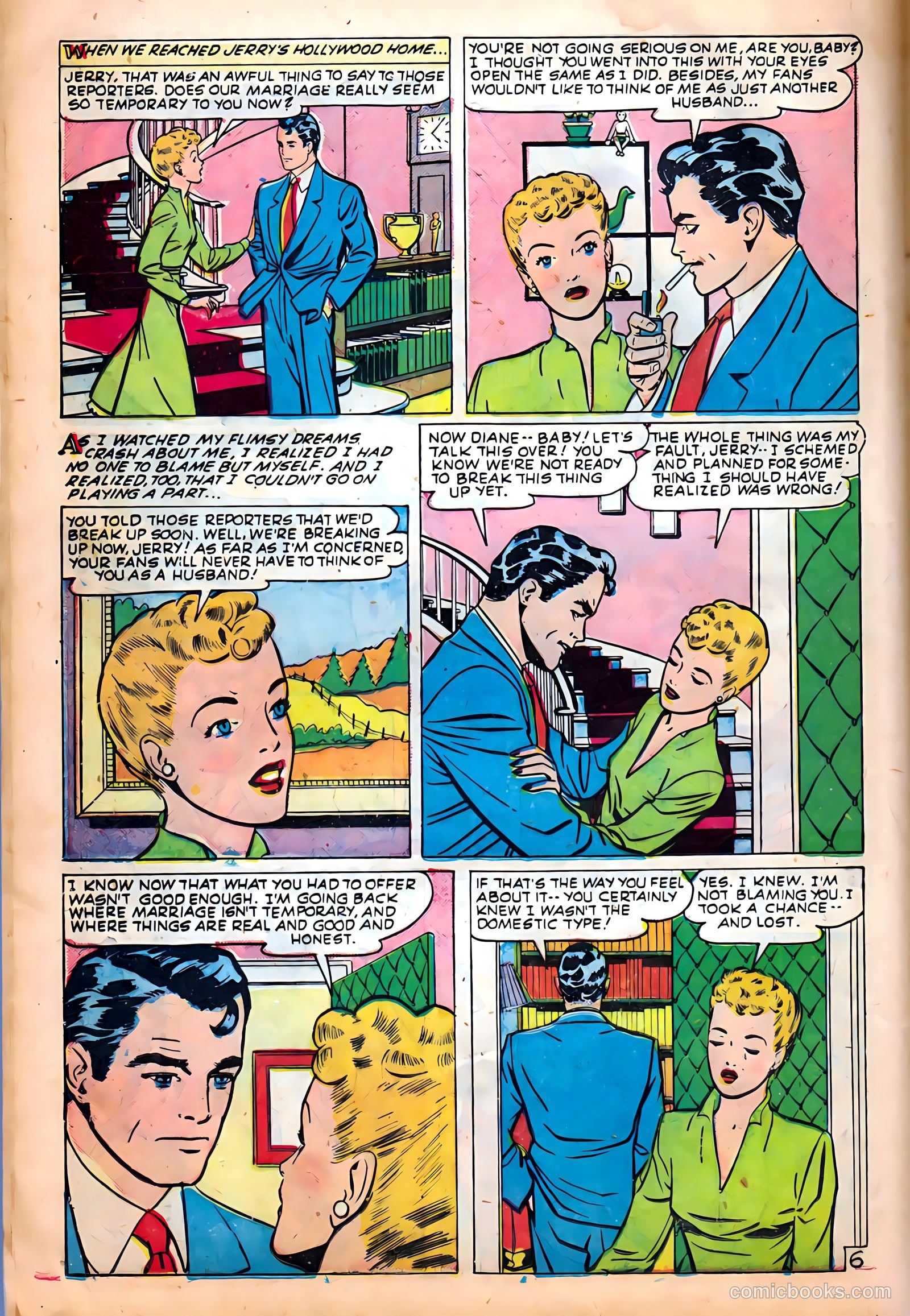 Glamorous Romances #47 (1950) — page 16 of 36