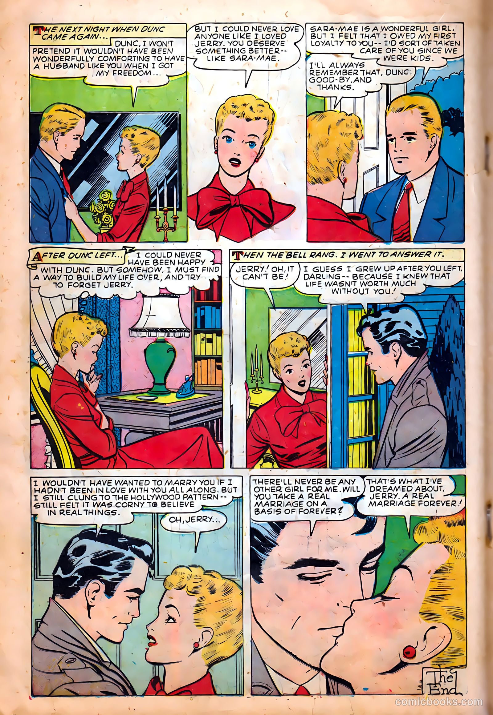 Glamorous Romances #47 (1950) — page 18 of 36