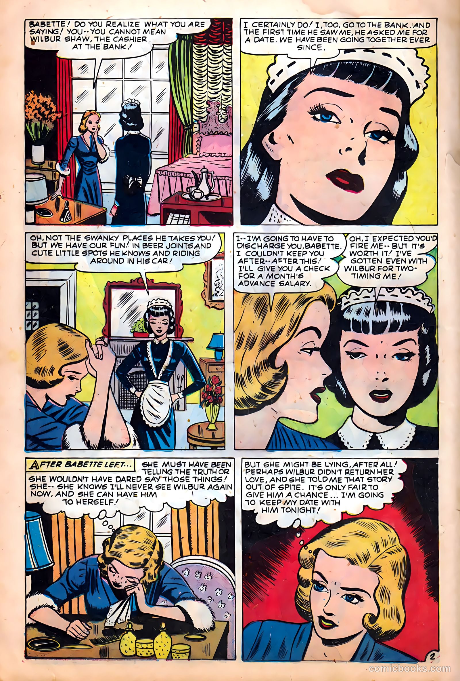 Glamorous Romances #47 (1950) — page 20 of 36