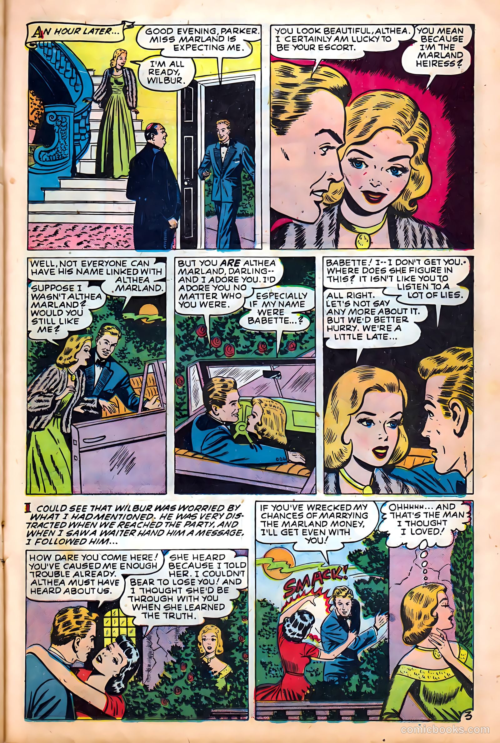 Glamorous Romances #47 (1950) — page 21 of 36