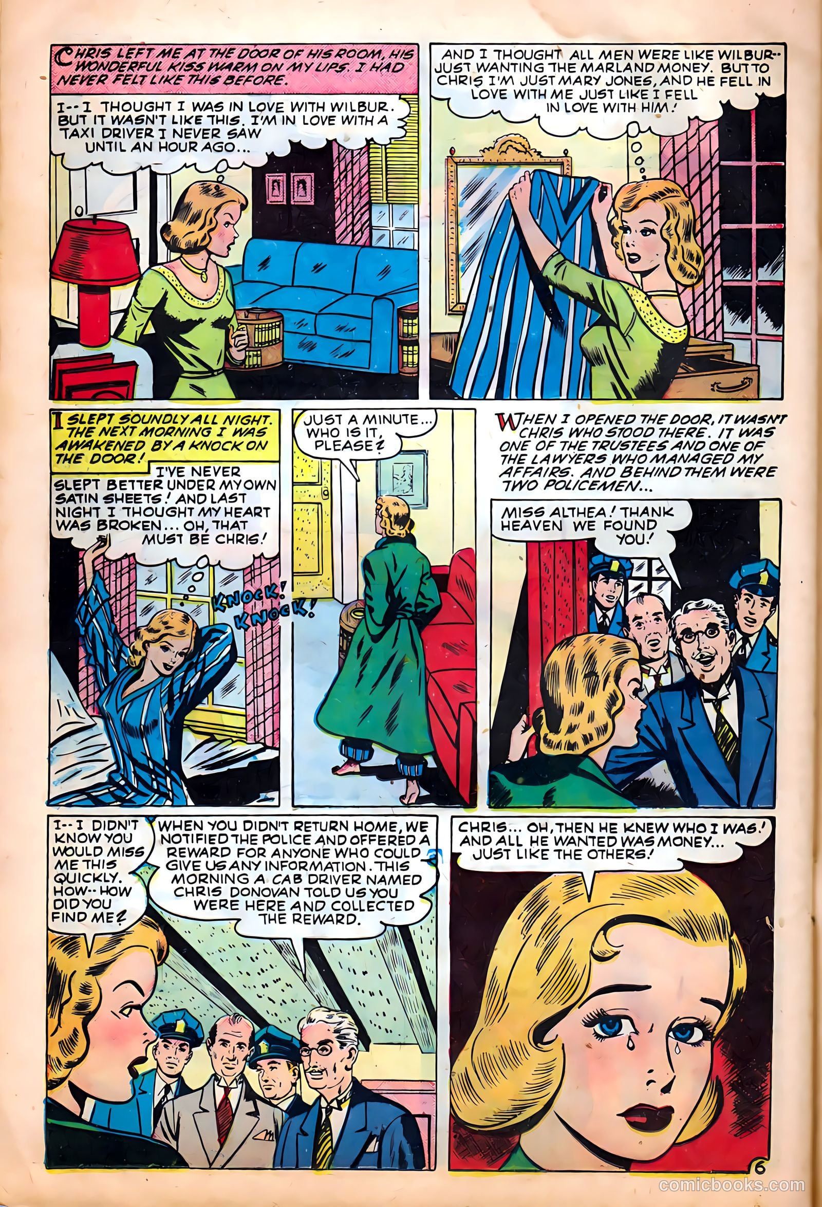 Glamorous Romances #47 (1950) — page 24 of 36